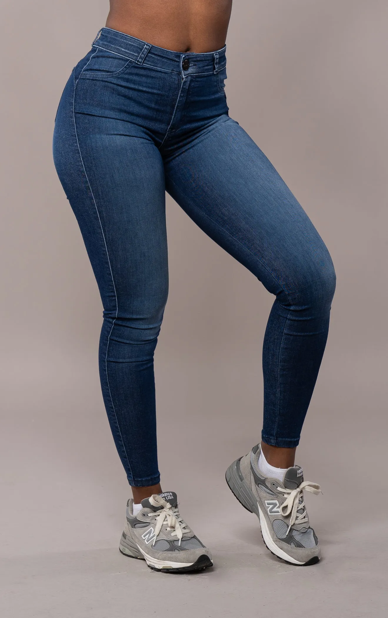 Contour Mid Waisted Fitjeans - Space Blue sold by Fit Jeans product image thumbnail 3