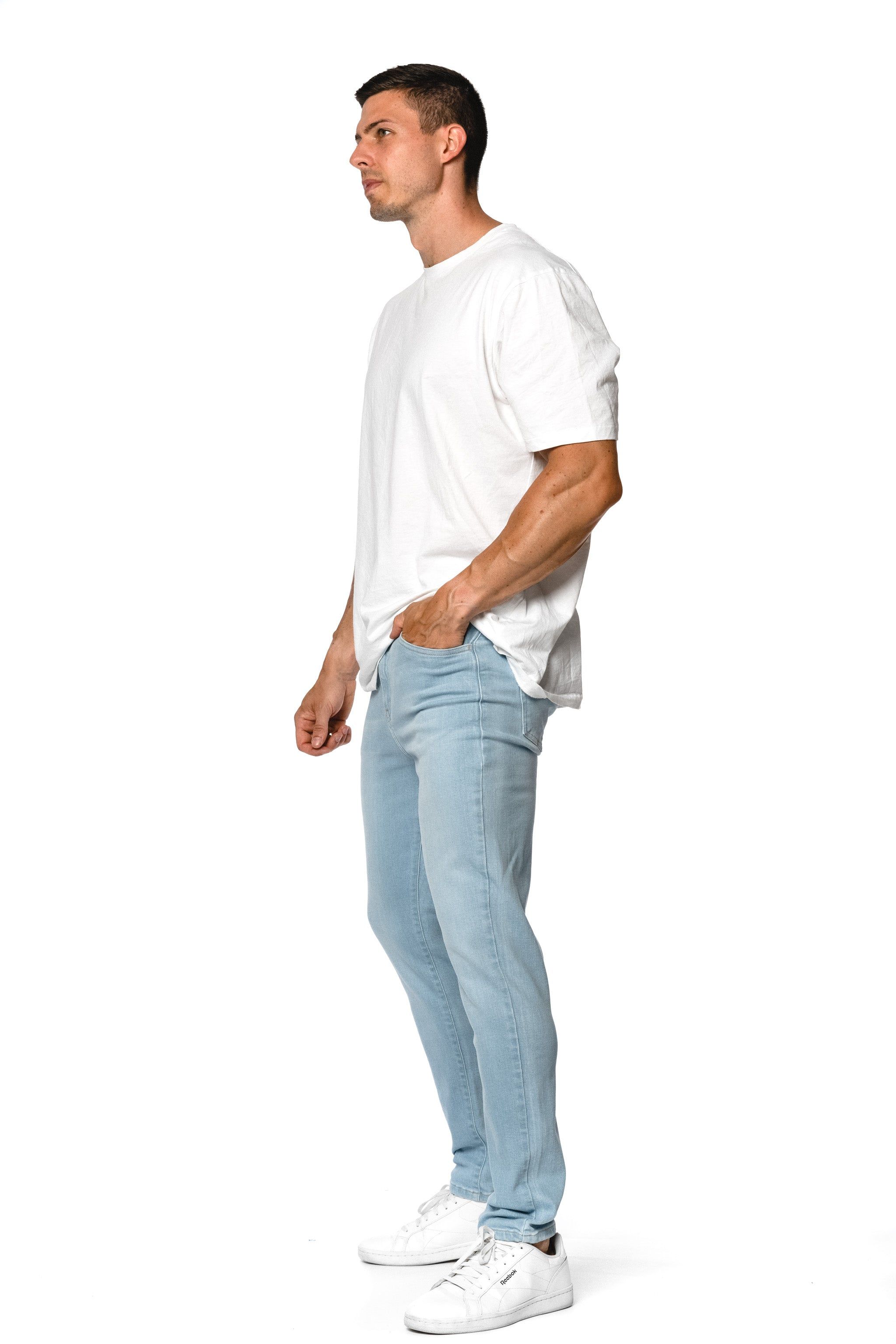 Mens Traditional Athletic Fitjeans - Vintage Blue sold by Fit Jeans product image thumbnail 4