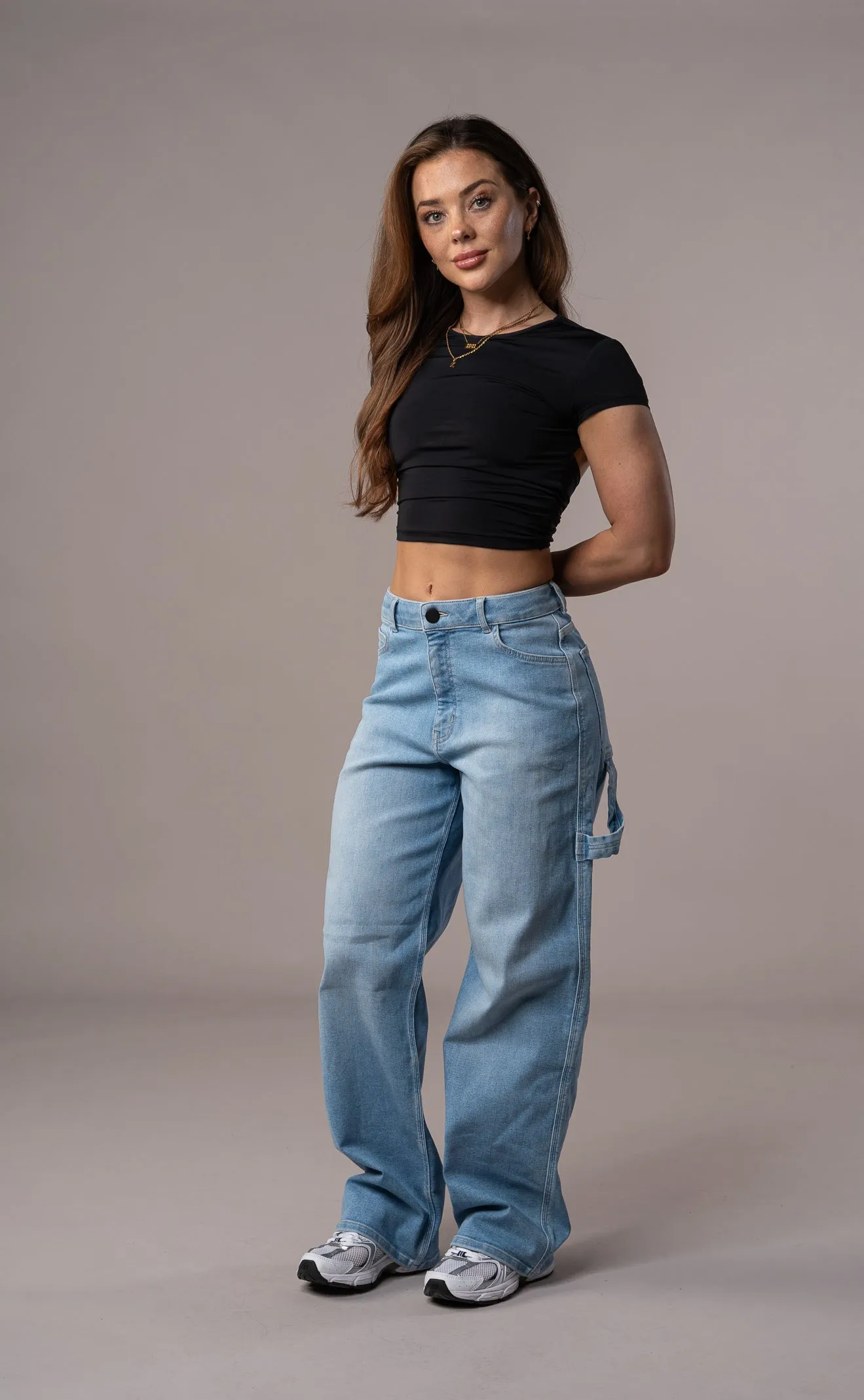 Womens Carpenter Fitjeans - Arctic Light Blue sold by Fit Jeans