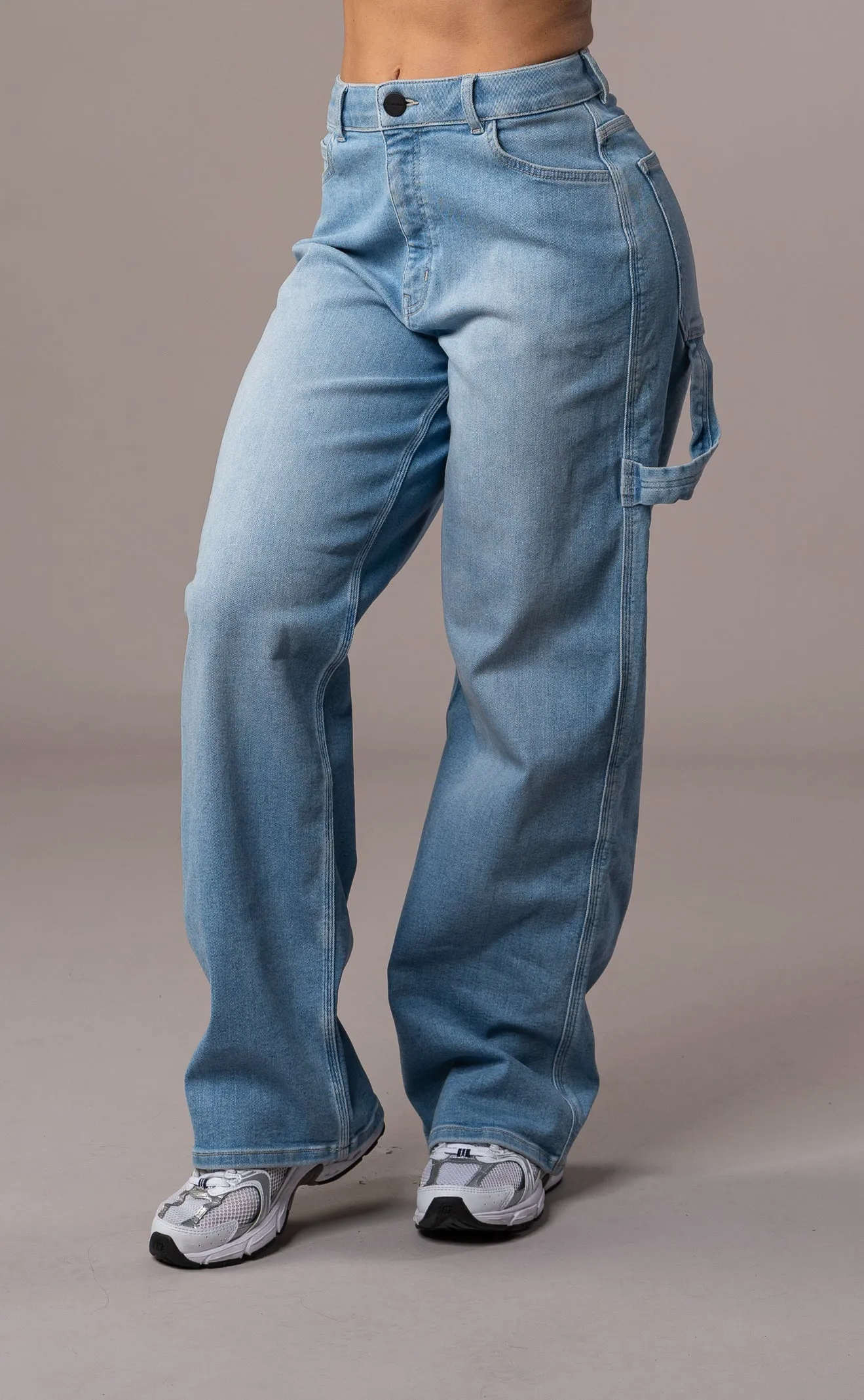 Womens Carpenter Fitjeans - Arctic Light Blue sold by Fit Jeans product image thumbnail 3