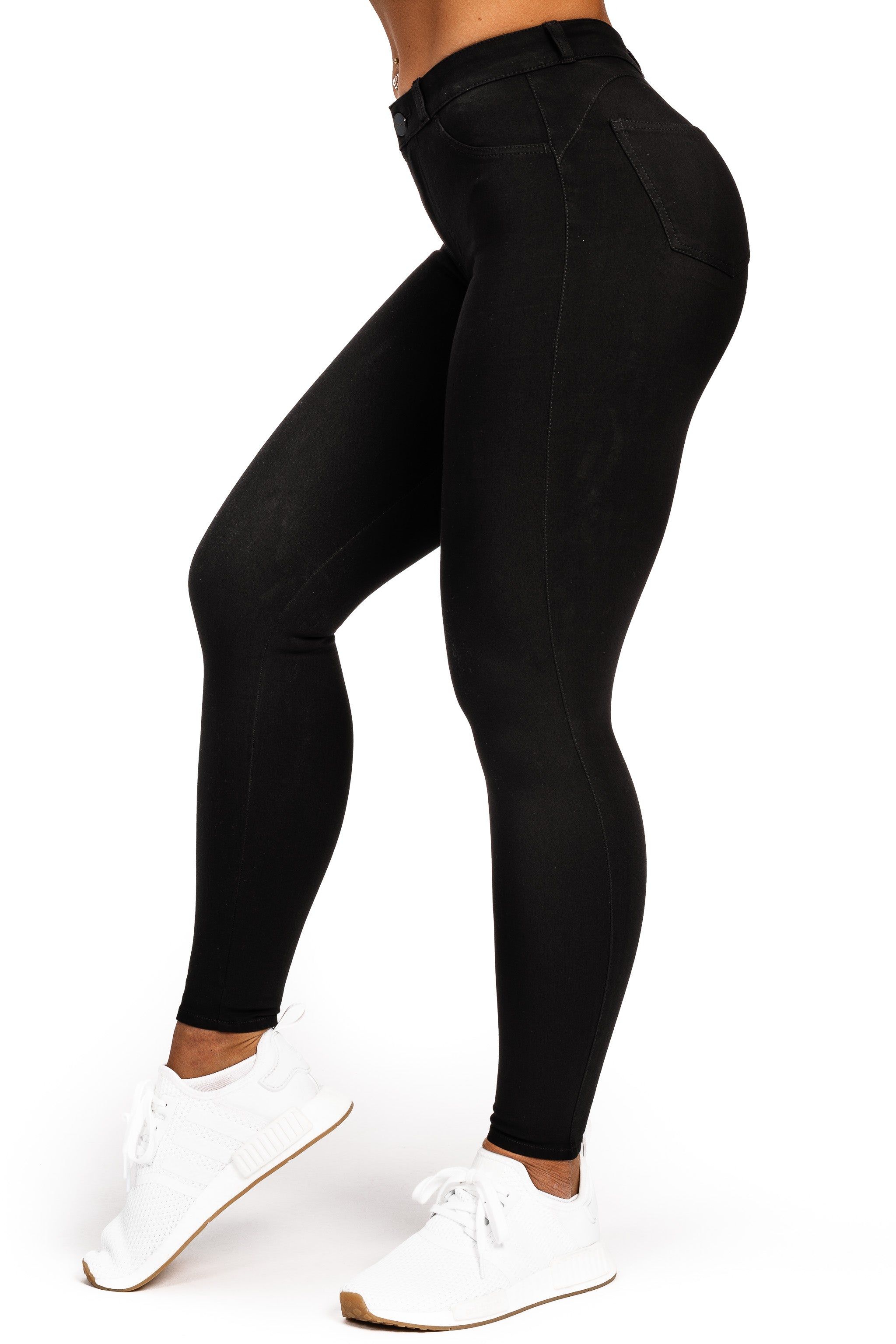 Womens 360 Light Mid Waisted Fitjeans - Black sold by Fit Jeans product image thumbnail 2
