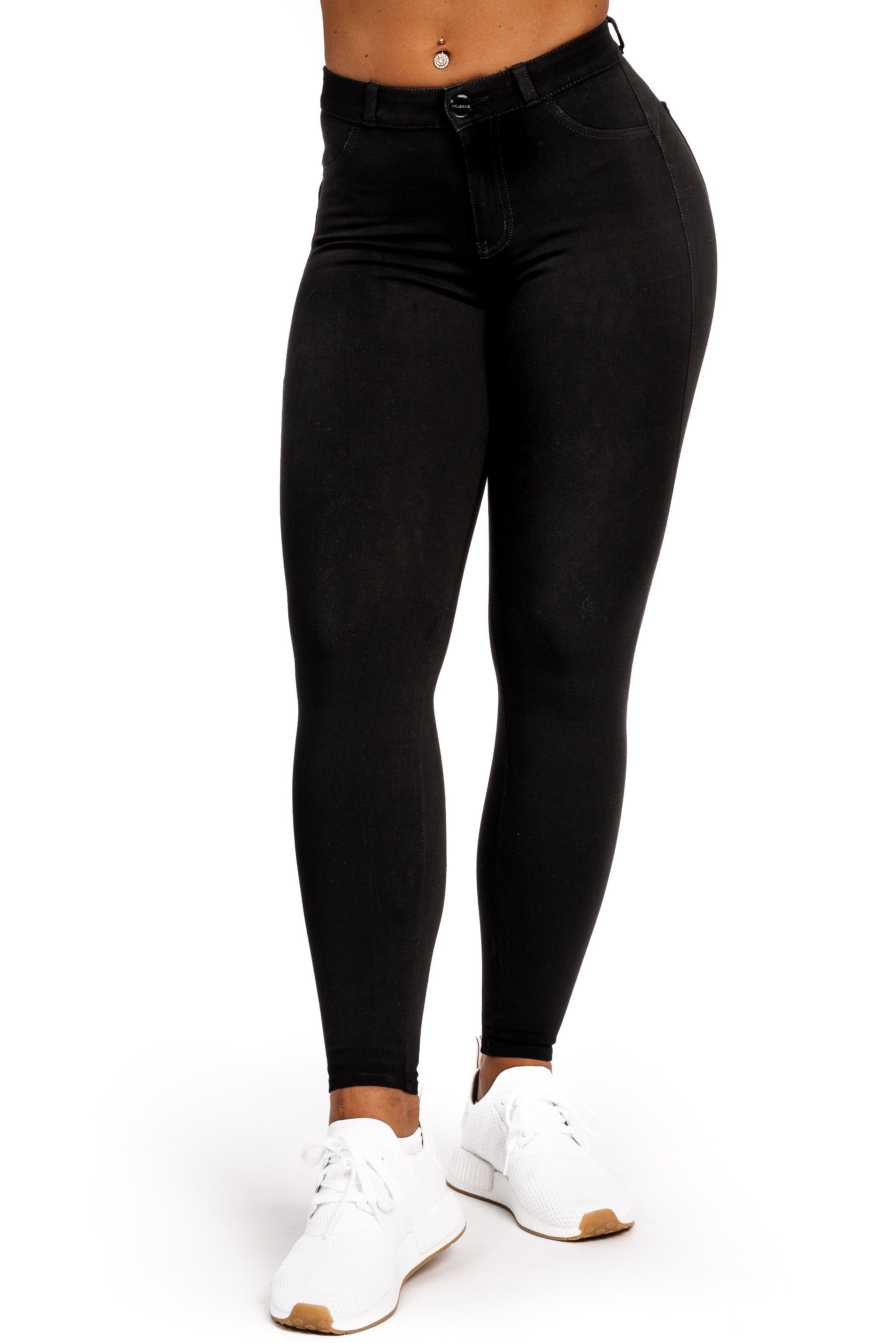 Womens 360 Light Mid Waisted Fitjeans - Black sold by Fit Jeans product image thumbnail 4