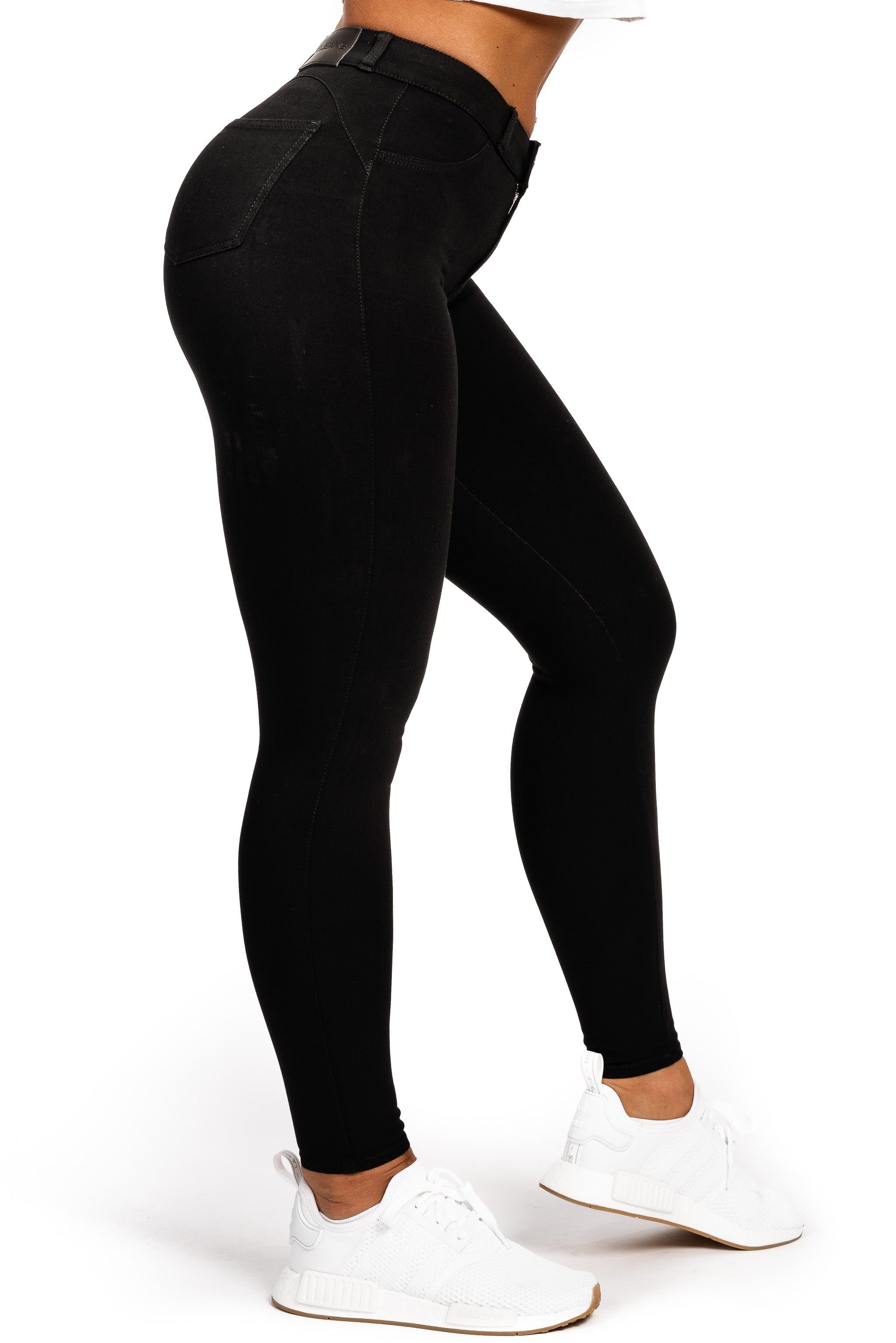 Womens 360 Light Mid Waisted Fitjeans - Black sold by Fit Jeans product image thumbnail 3