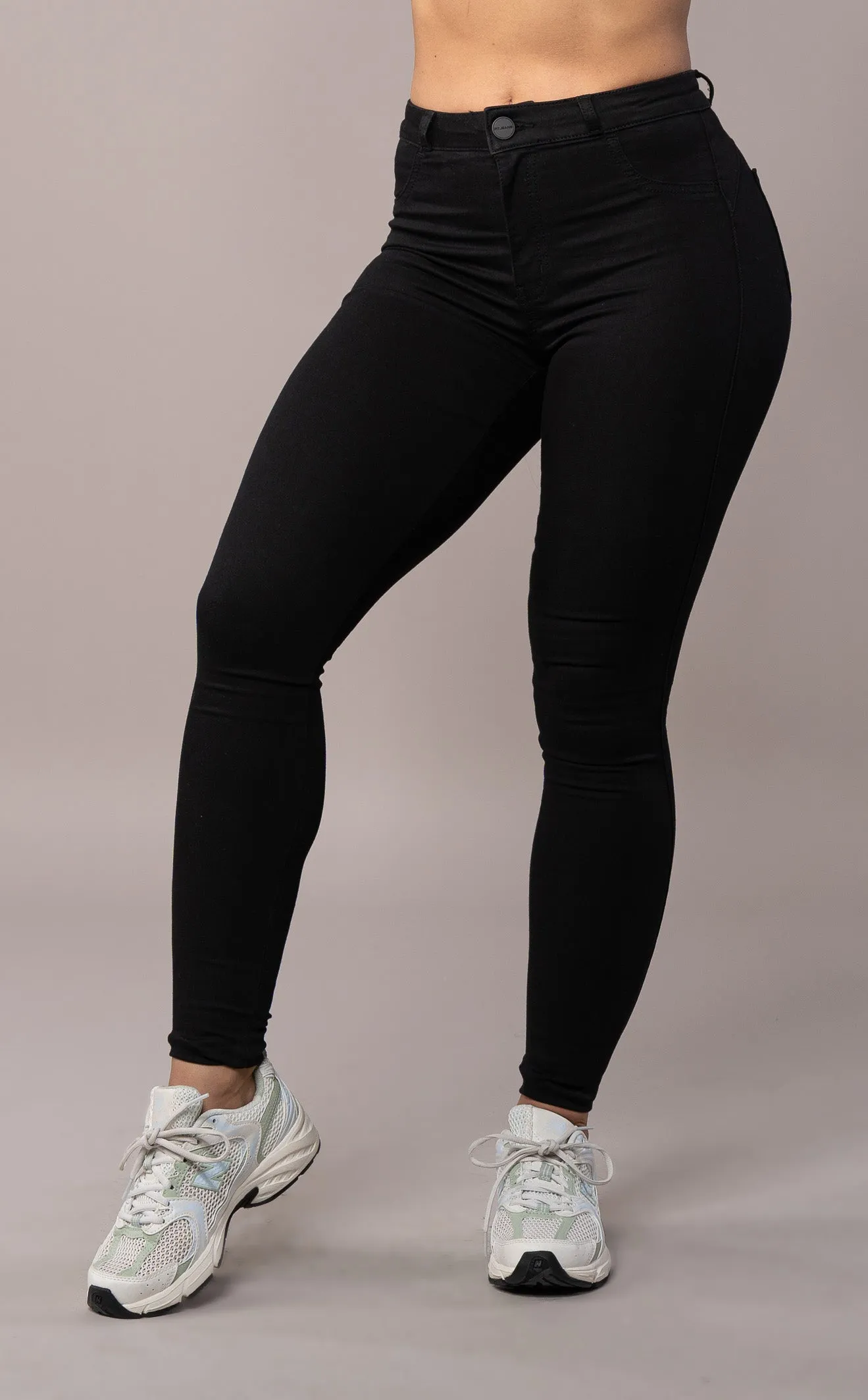 Womens Contour Mid Waisted Fitjeans - Black sold by Fit Jeans product image thumbnail 3