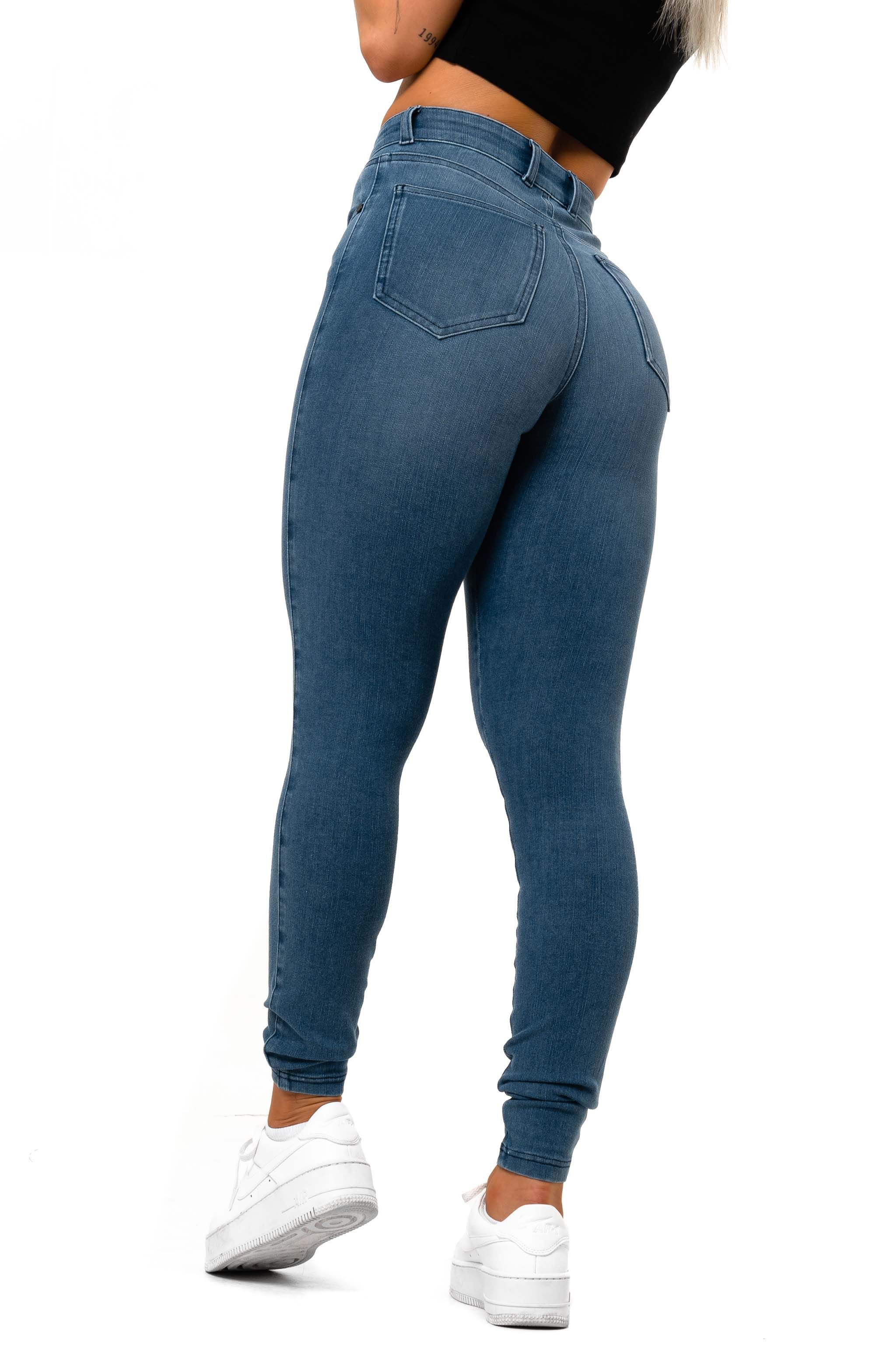 Womens Vital High Waisted Fitjeans - Azure Blue sold by Fit Jeans product image thumbnail 2
