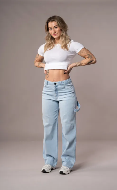 Womens Carpenter Fitjeans - Vintage Blue sold by Fit Jeans