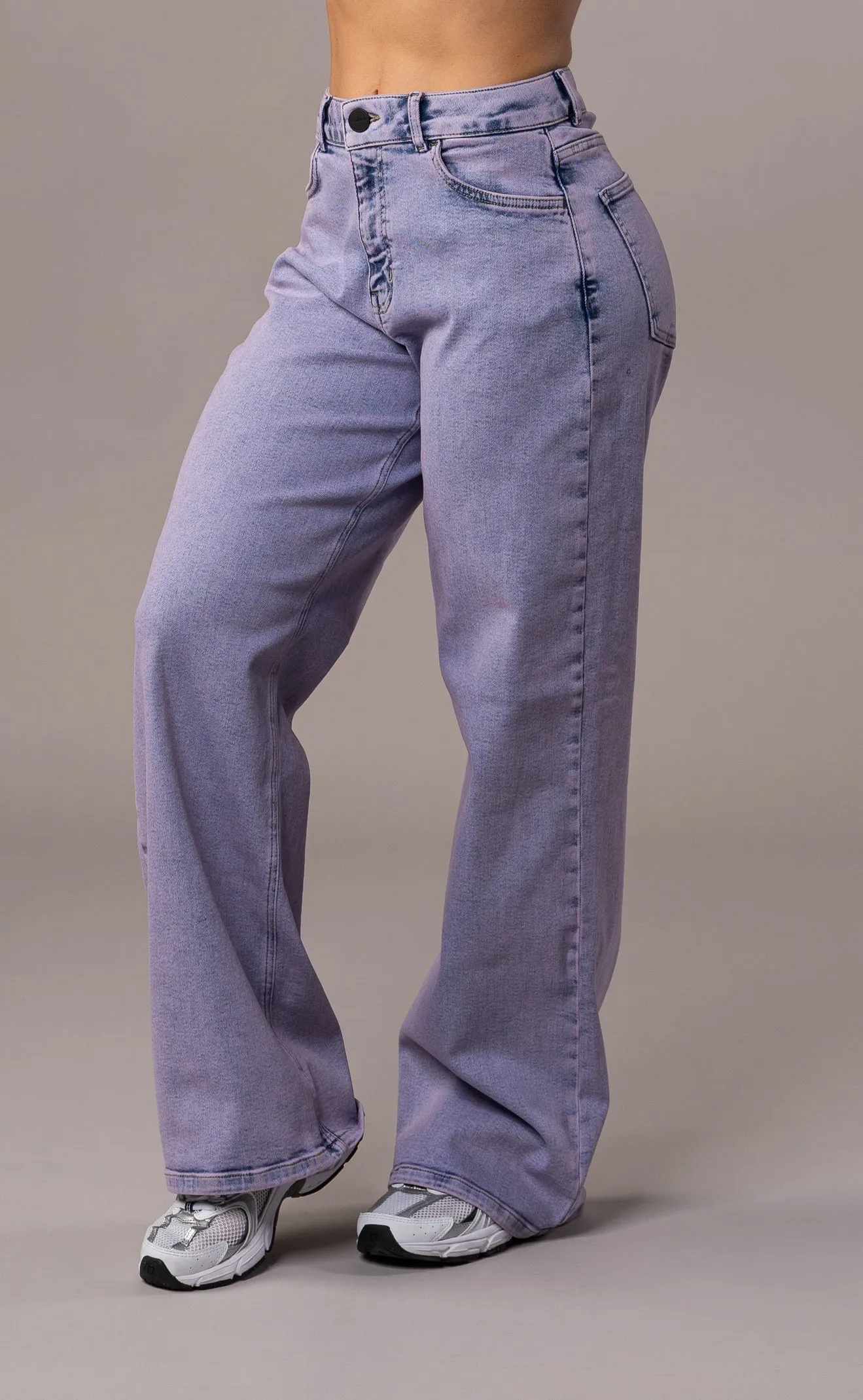 Womens Baggy Fitjeans - Marble Purple sold by Fit Jeans product image thumbnail 3