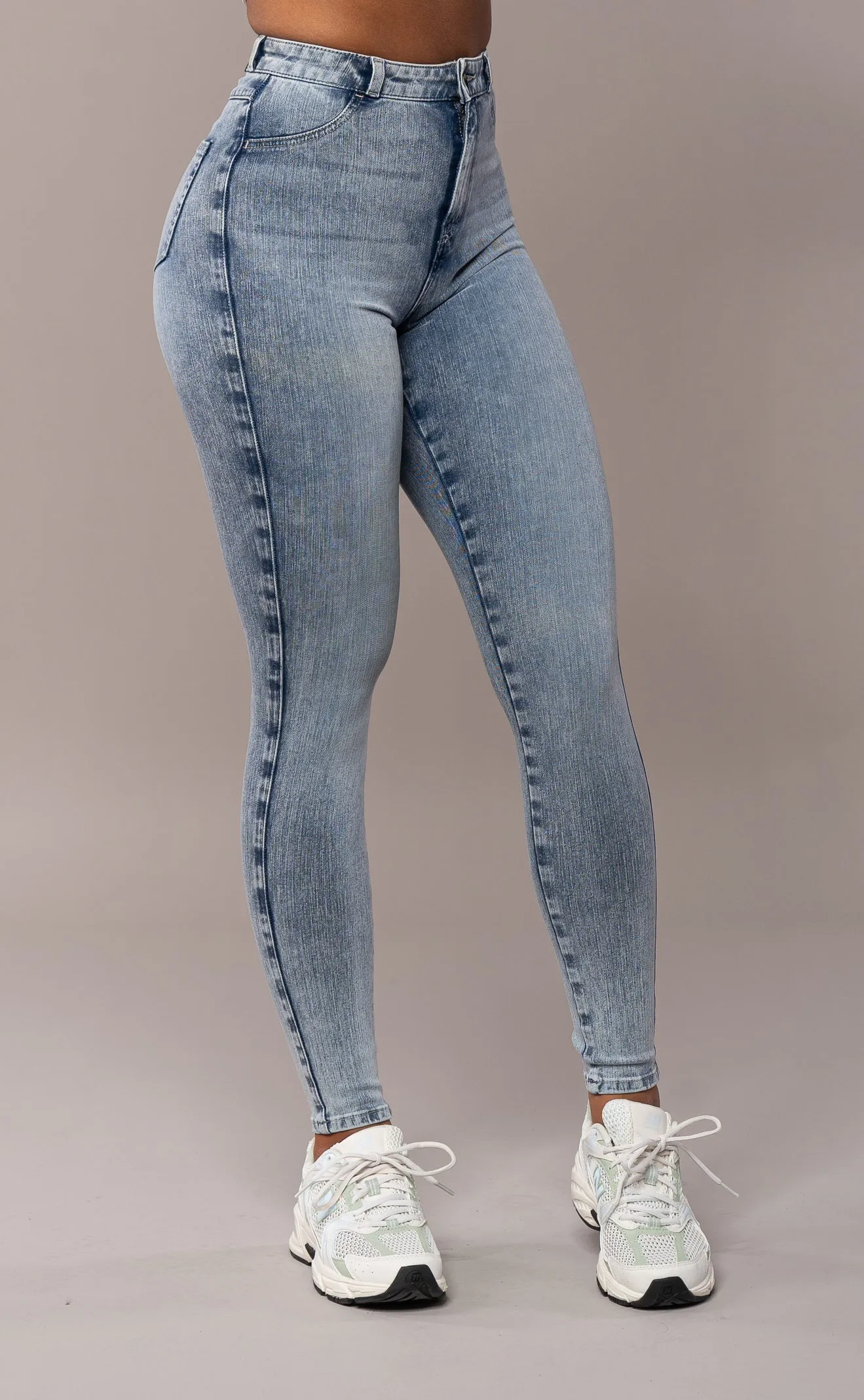 Womens 360 V2 High Waisted Fitjeans - Acid Wash sold by Fit Jeans product image thumbnail 3