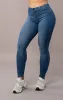Womens Contour Mid Waisted Fitjeans - Sapphire Blue sold by Fit Jeans