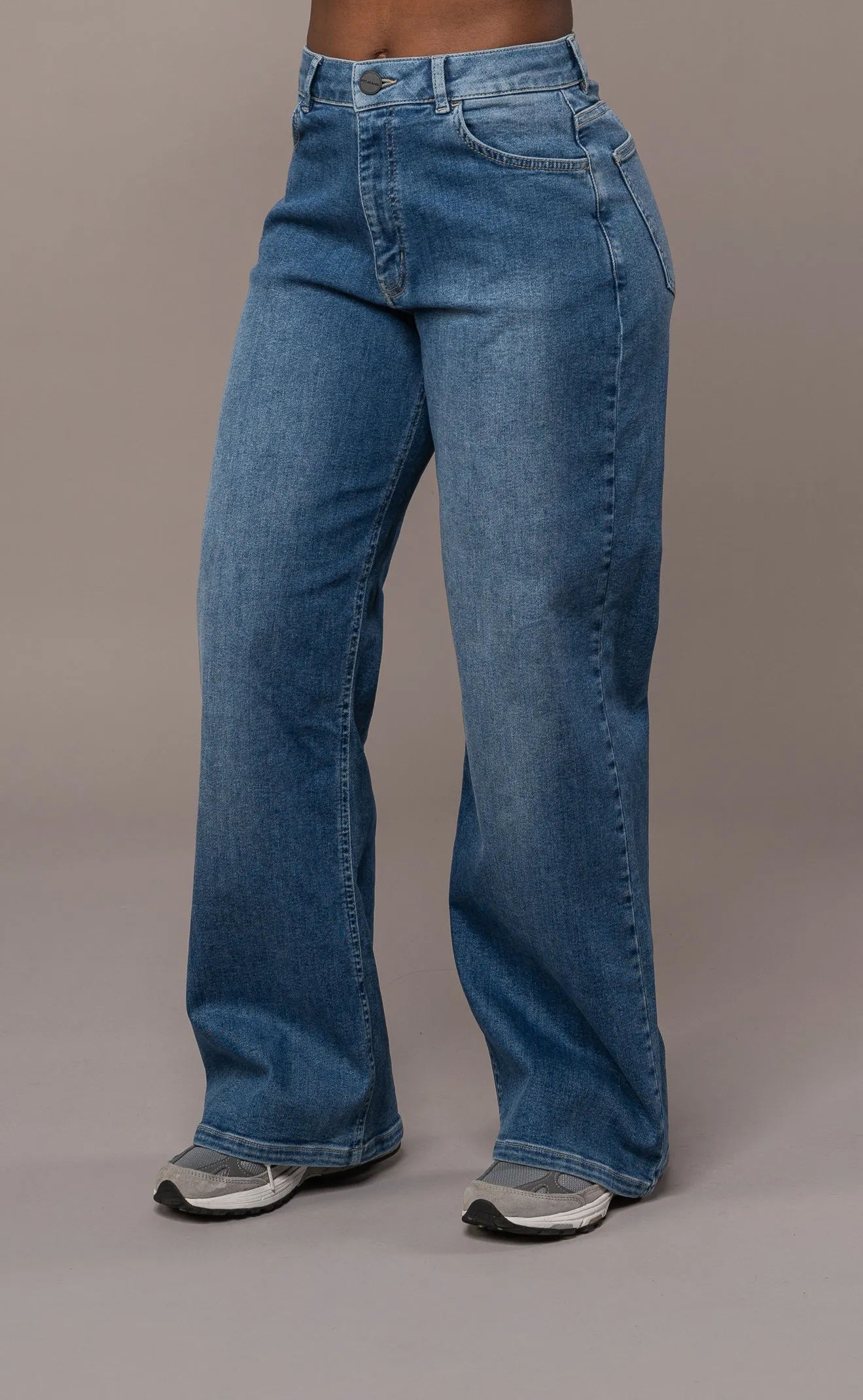 Womens Baggy Fitjeans - Stonewashed Blue sold by Fit Jeans product image thumbnail 2