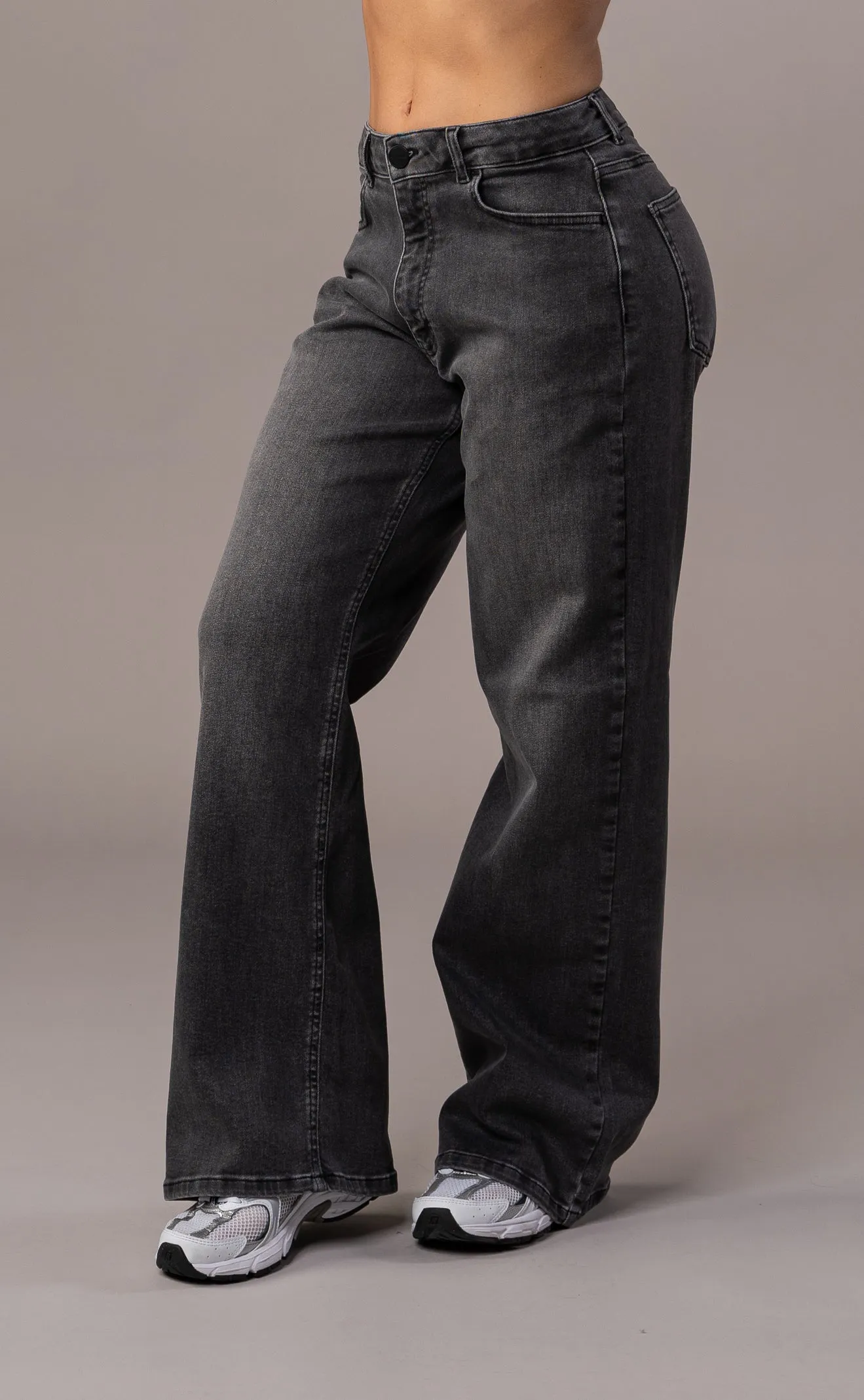 Womens Baggy Fitjeans - Grey sold by Fit Jeans product image thumbnail 3