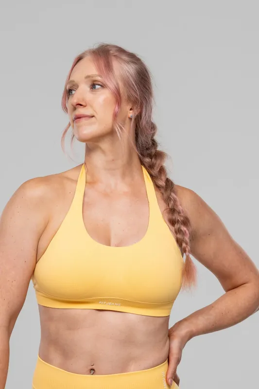 Training Sports Bra - Peach Sorbet sold by Fit Jeans