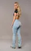 Womens Flared Fitjeans - Vintage Blue sold by Fit Jeans