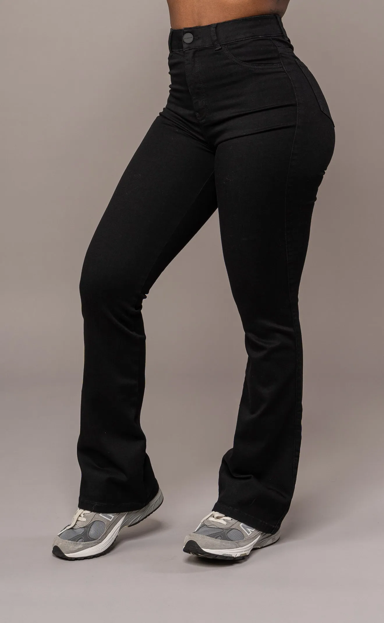 Womens Flared Fitjeans - Black sold by Fit Jeans product image thumbnail 3