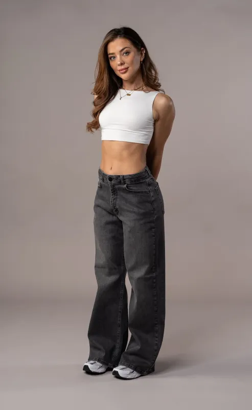 Womens Baggy Fitjeans - Grey sold by Fit Jeans