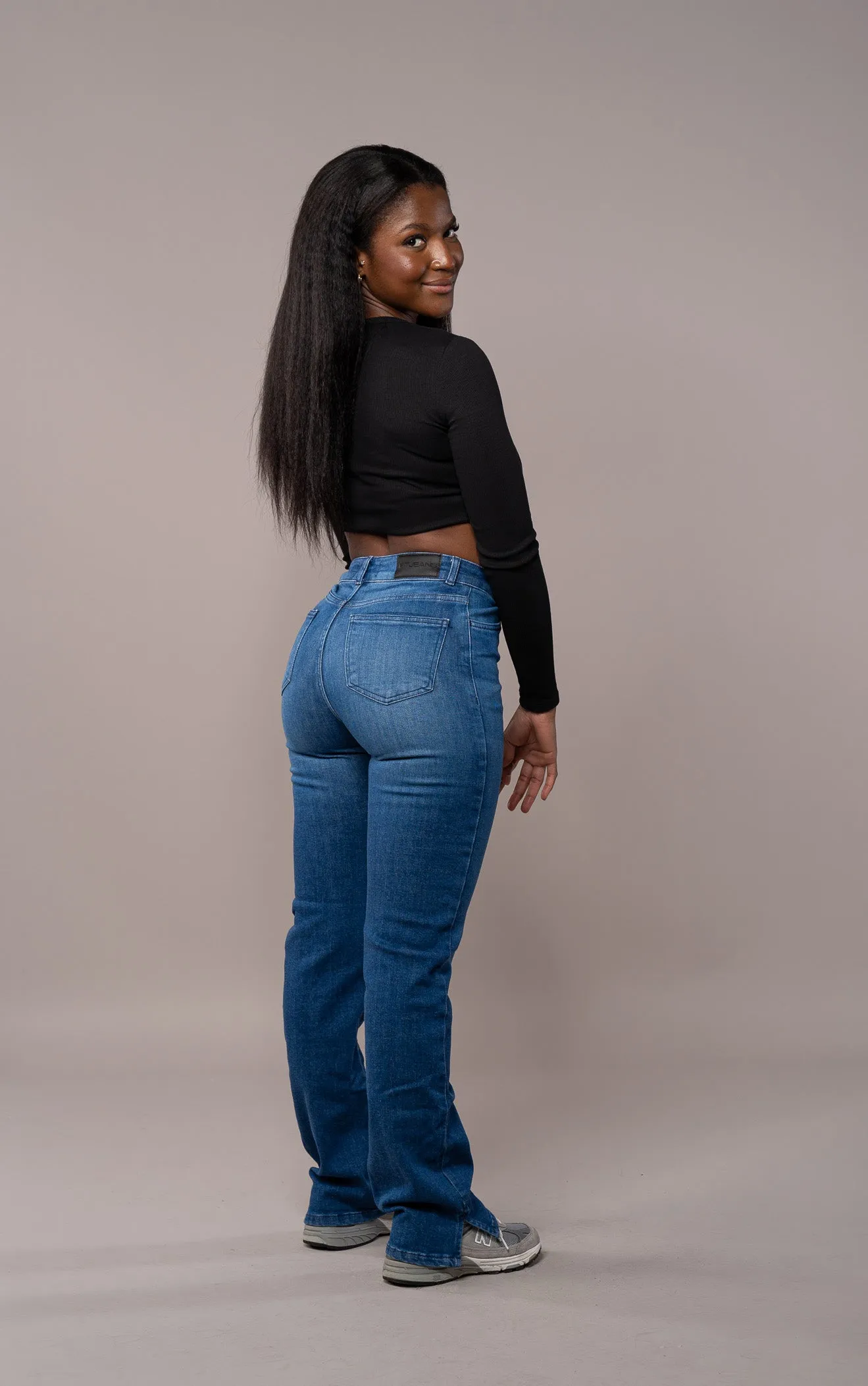 Womens Straight Leg Fitjeans - Azure Blue sold by Fit Jeans product image thumbnail 2