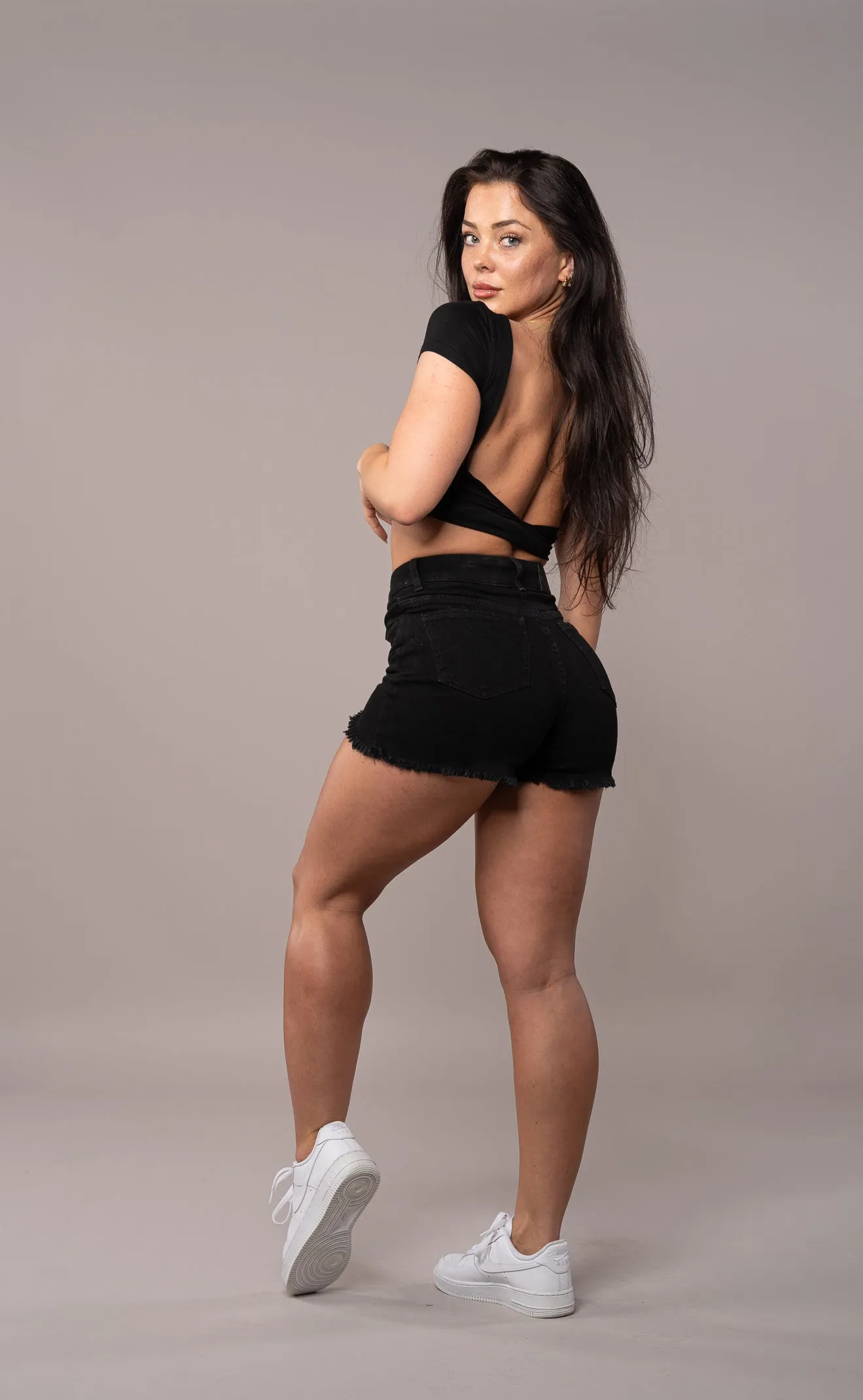 Womens Fitjeans Shorts - Black sold by Fit Jeans product image thumbnail 2