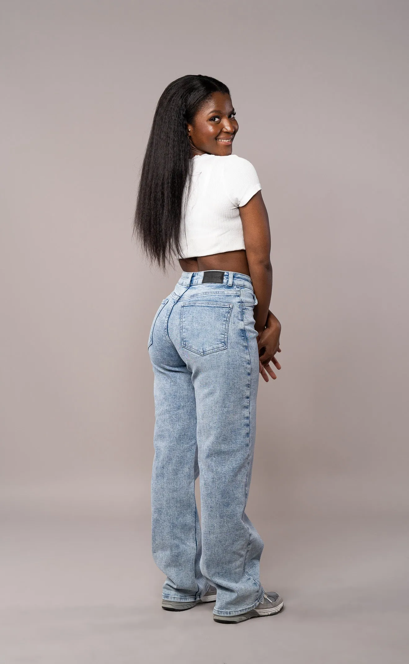 Womens Baggy Fitjeans - 80s Blue sold by Fit Jeans product image thumbnail 2