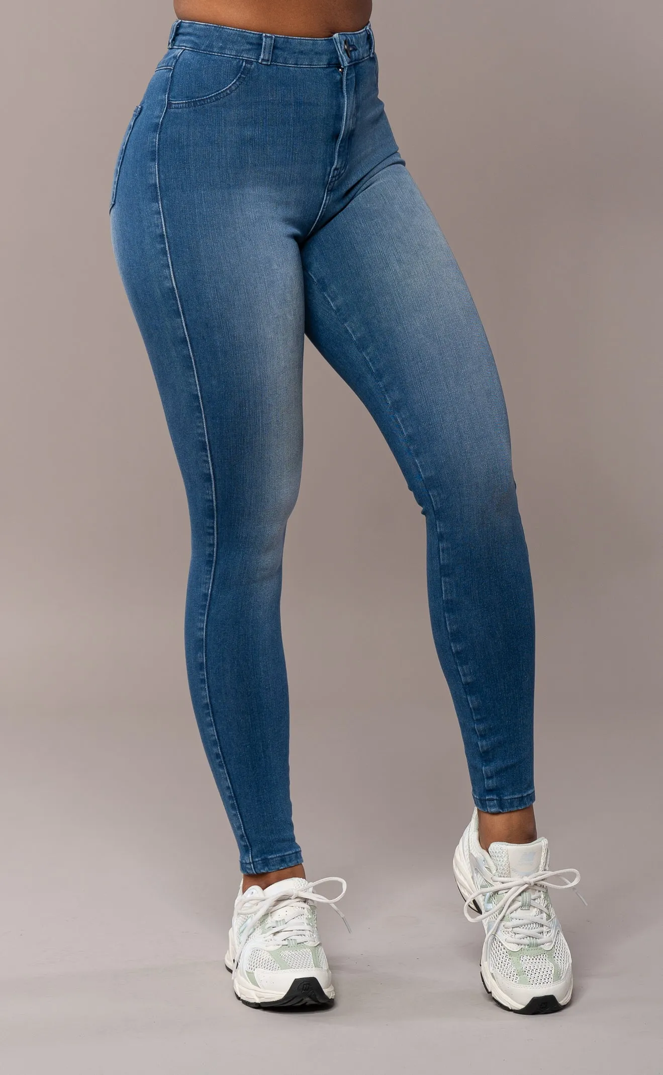 Womens 360 V2 High Waisted Fitjeans - Azure Blue sold by Fit Jeans product image thumbnail 3