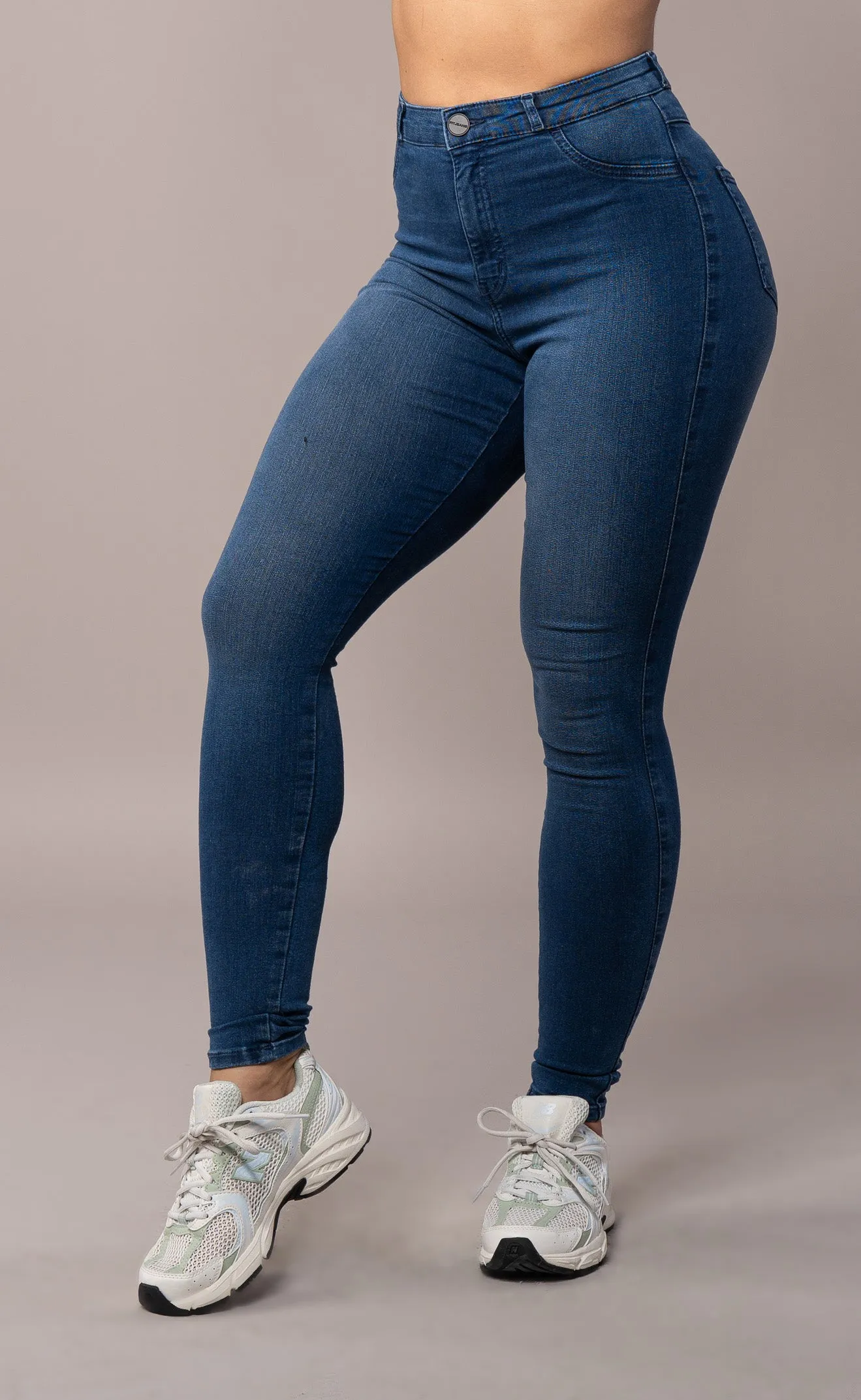 Womens Contour Fitjeans - Azure Blue sold by Fit Jeans product image thumbnail 3
