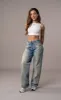Womens Baggy Fitjeans - Distorted Blue sold by Fit Jeans