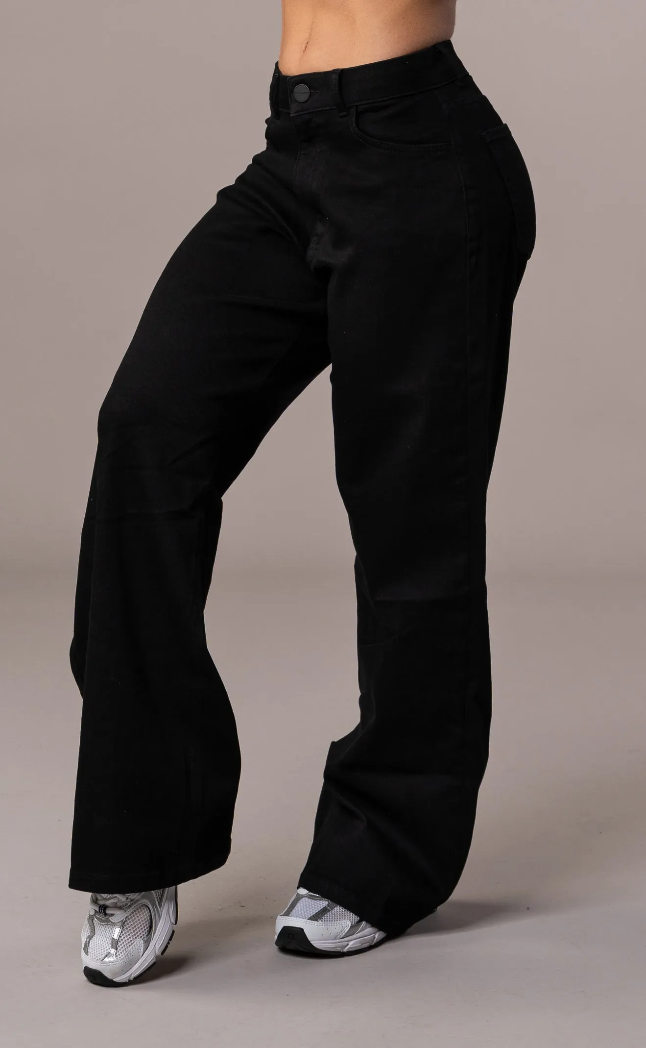 Womens Baggy Fitjeans - Black sold by Fit Jeans product image thumbnail 3