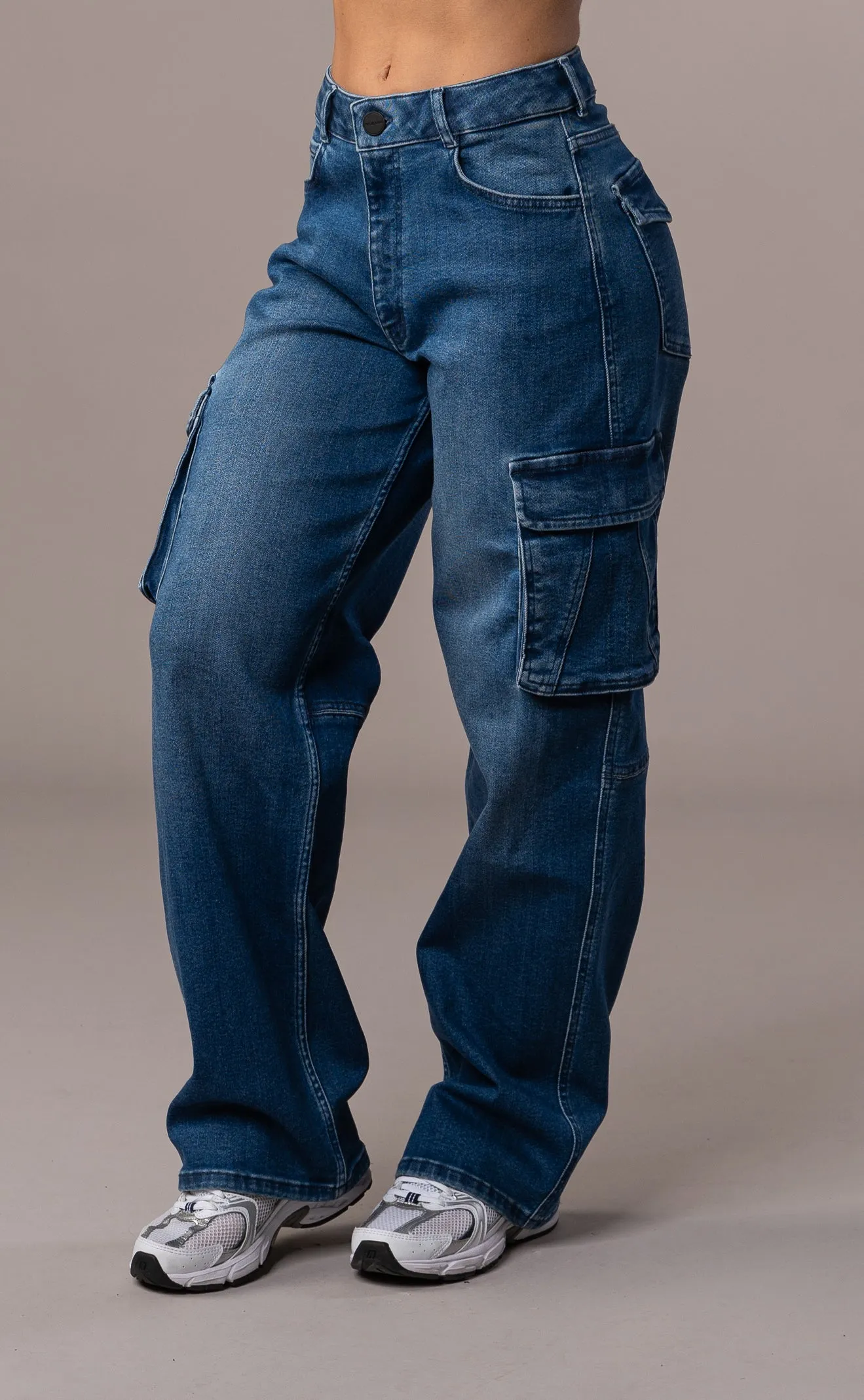 Womens Cargo Fitjeans - Azure Blue sold by Fit Jeans product image thumbnail 3