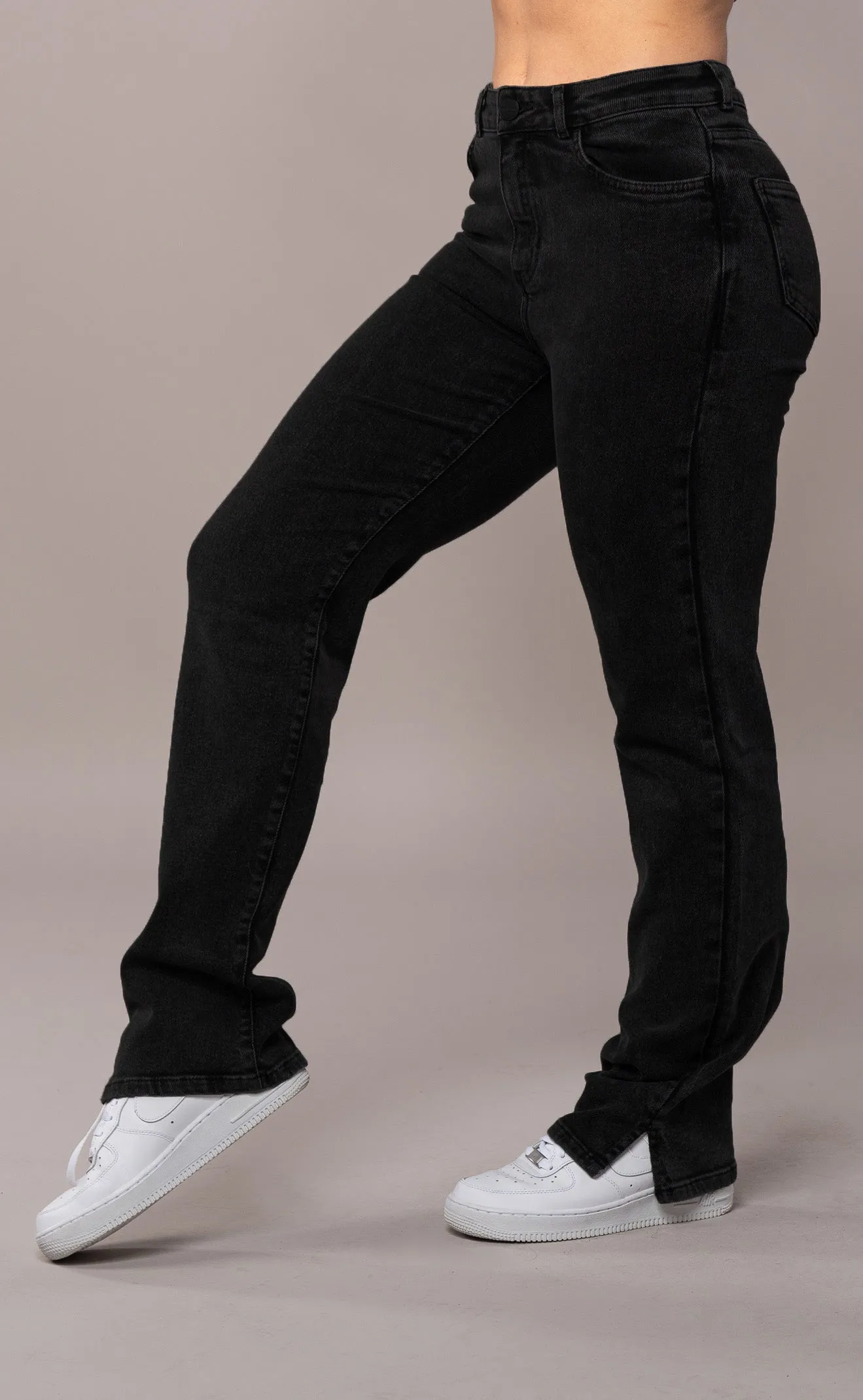 Womens Straight Leg Fitjeans - Black sold by Fit Jeans product image thumbnail 3