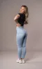 Womens Regular Super Ripped High Waisted Fitjeans - Bleach Blue sold by Fit Jeans