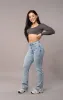 Womens Straight Leg Fitjeans - 80s Blue sold by Fit Jeans