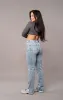 Womens Straight Leg Fitjeans - 80s Blue sold by Fit Jeans