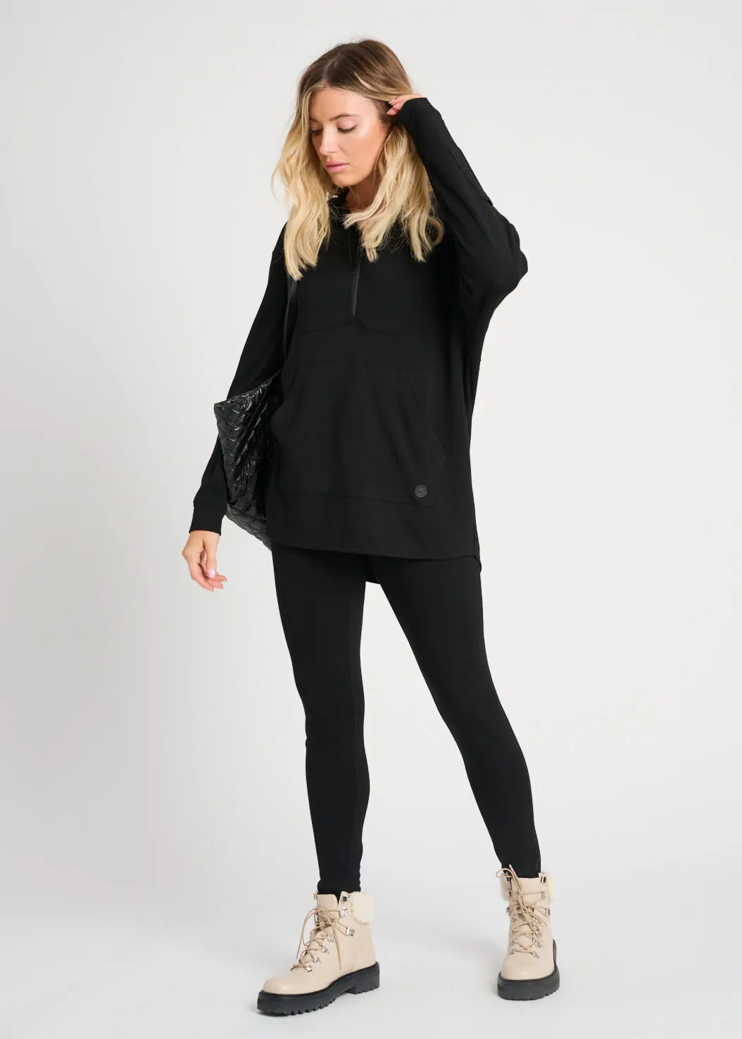 Black Warm Hoodie sold by Everyday Sunday product image thumbnail 2