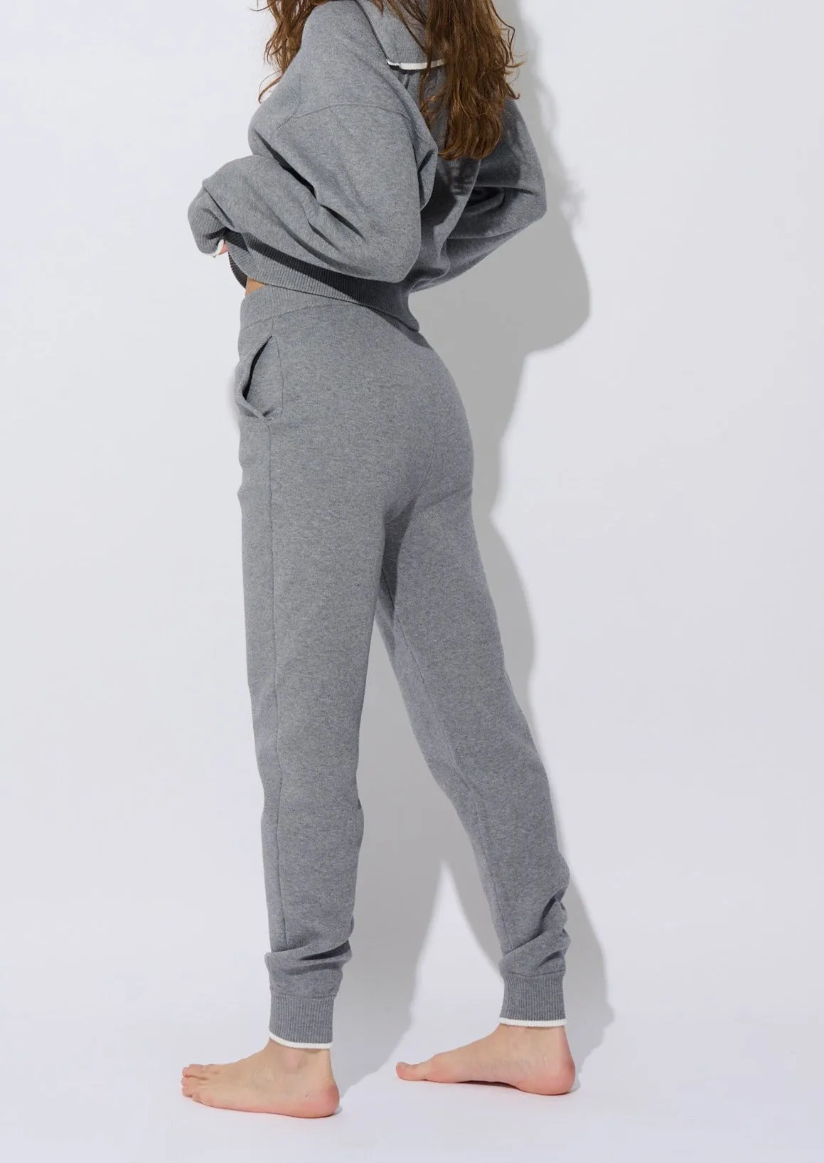 Grey Mix Tricot Jogger - FINAL SALE sold by Everyday Sunday product image thumbnail 2