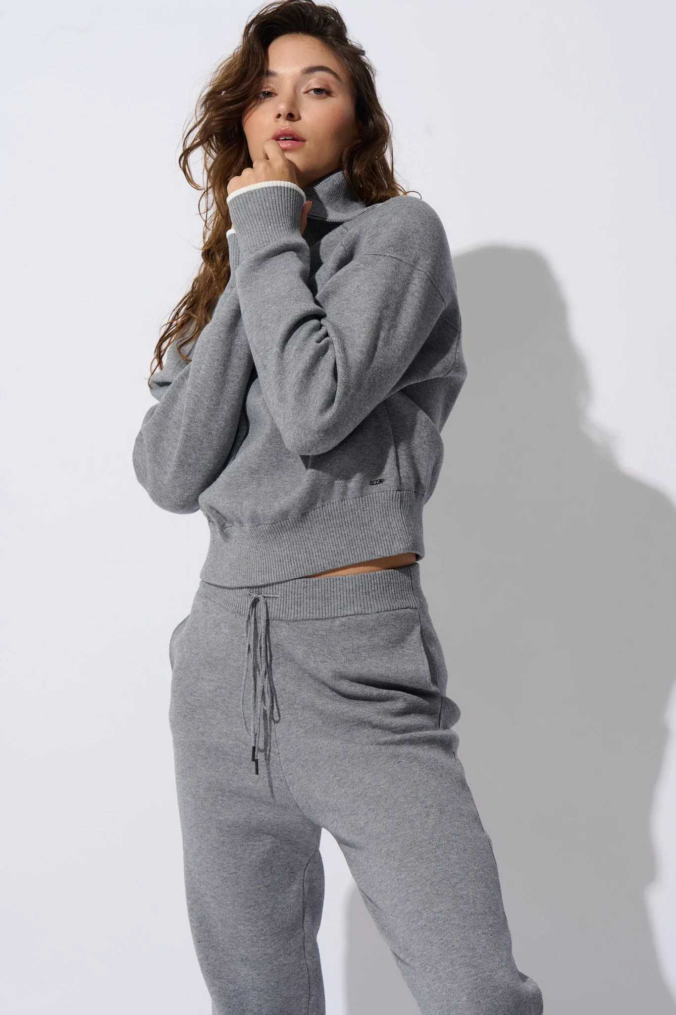 Grey Mix Tricot Jogger - FINAL SALE sold by Everyday Sunday