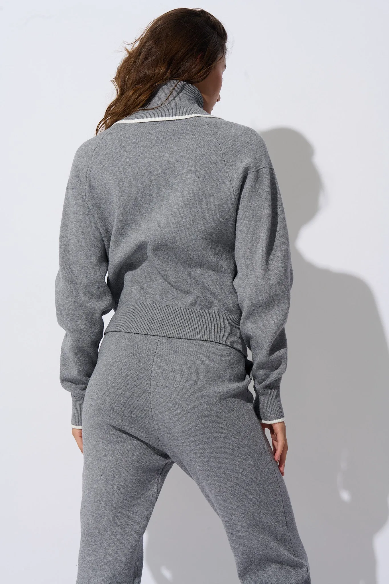 Grey Mix Tricot Jogger - FINAL SALE sold by Everyday Sunday product image thumbnail 5
