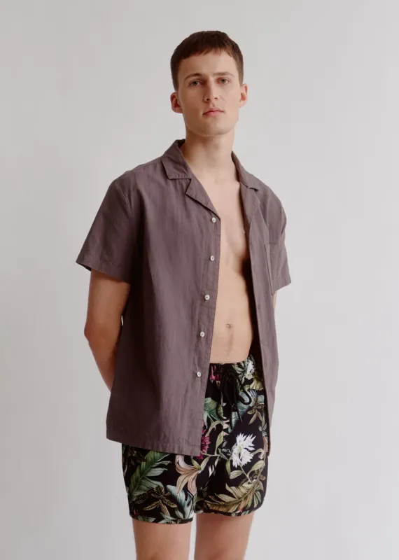 Linen-Blend Beach Shirt sold by Everyday Sunday