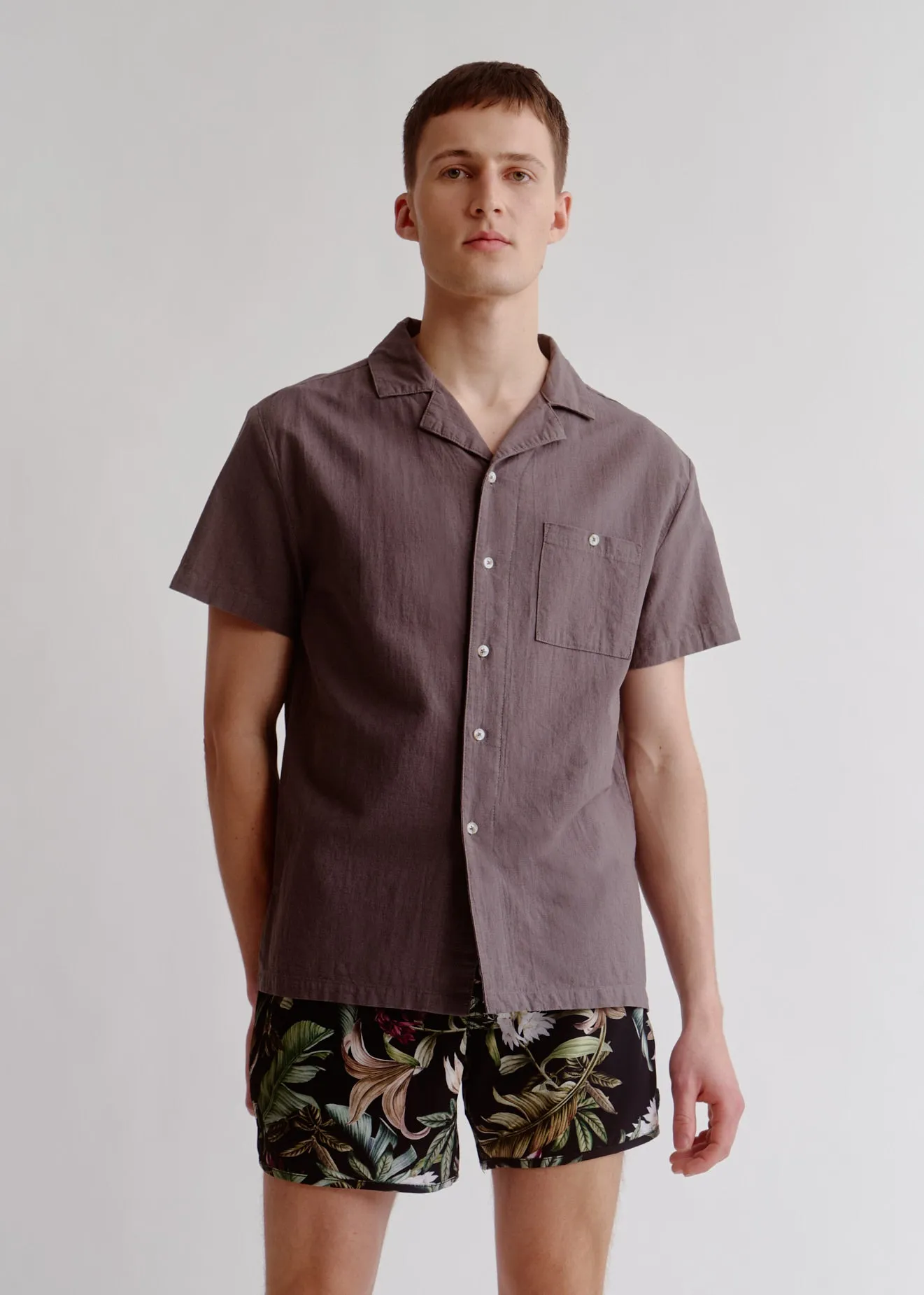 Linen-Blend Beach Shirt sold by Everyday Sunday product image thumbnail 3