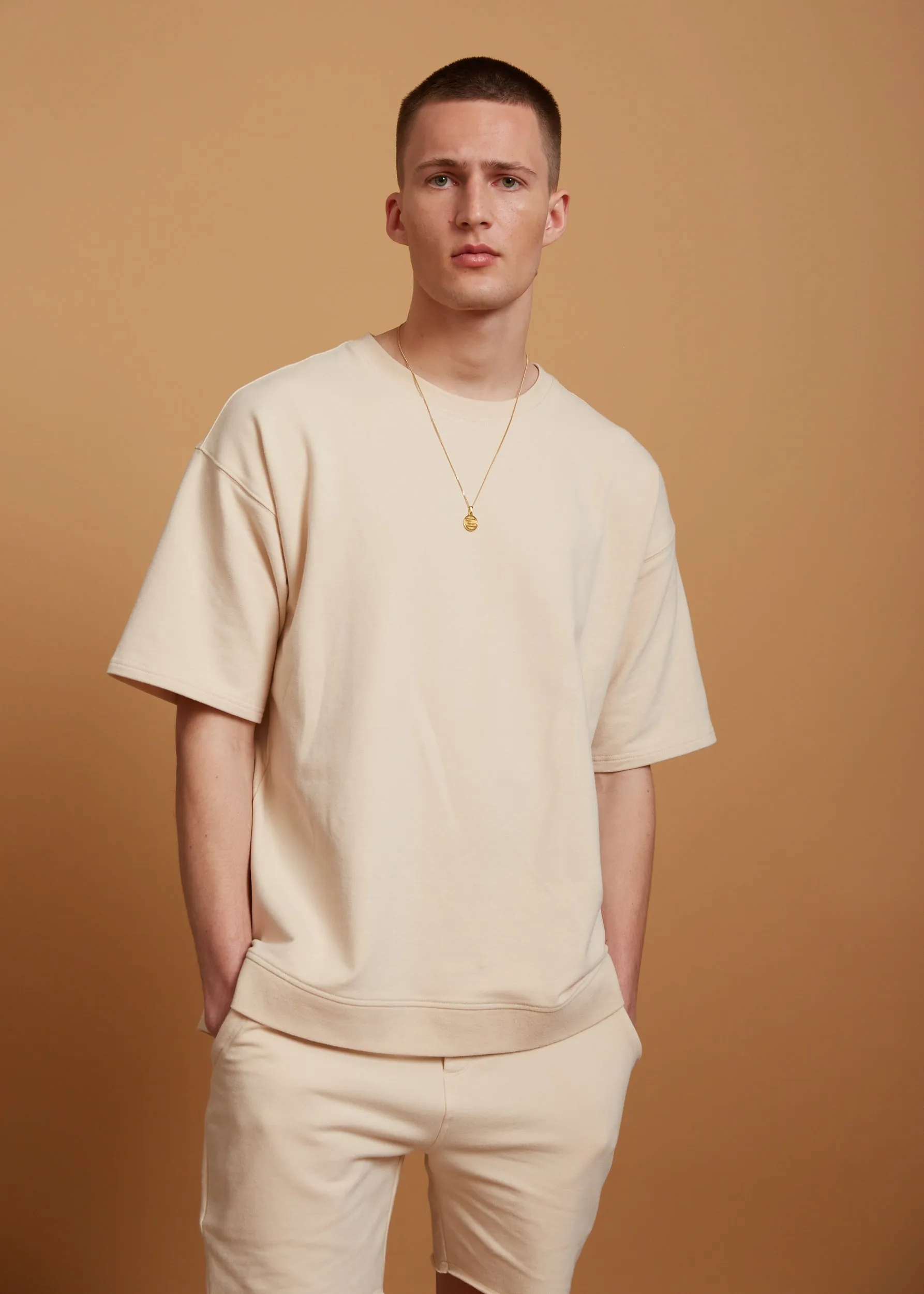 Latte Organic Comfort Tee - FINAL SALE sold by Everyday Sunday