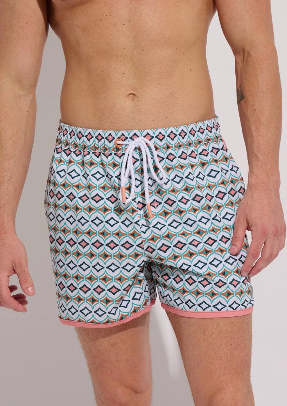 Recycled Retro Swim Trunks sold by Everyday Sunday