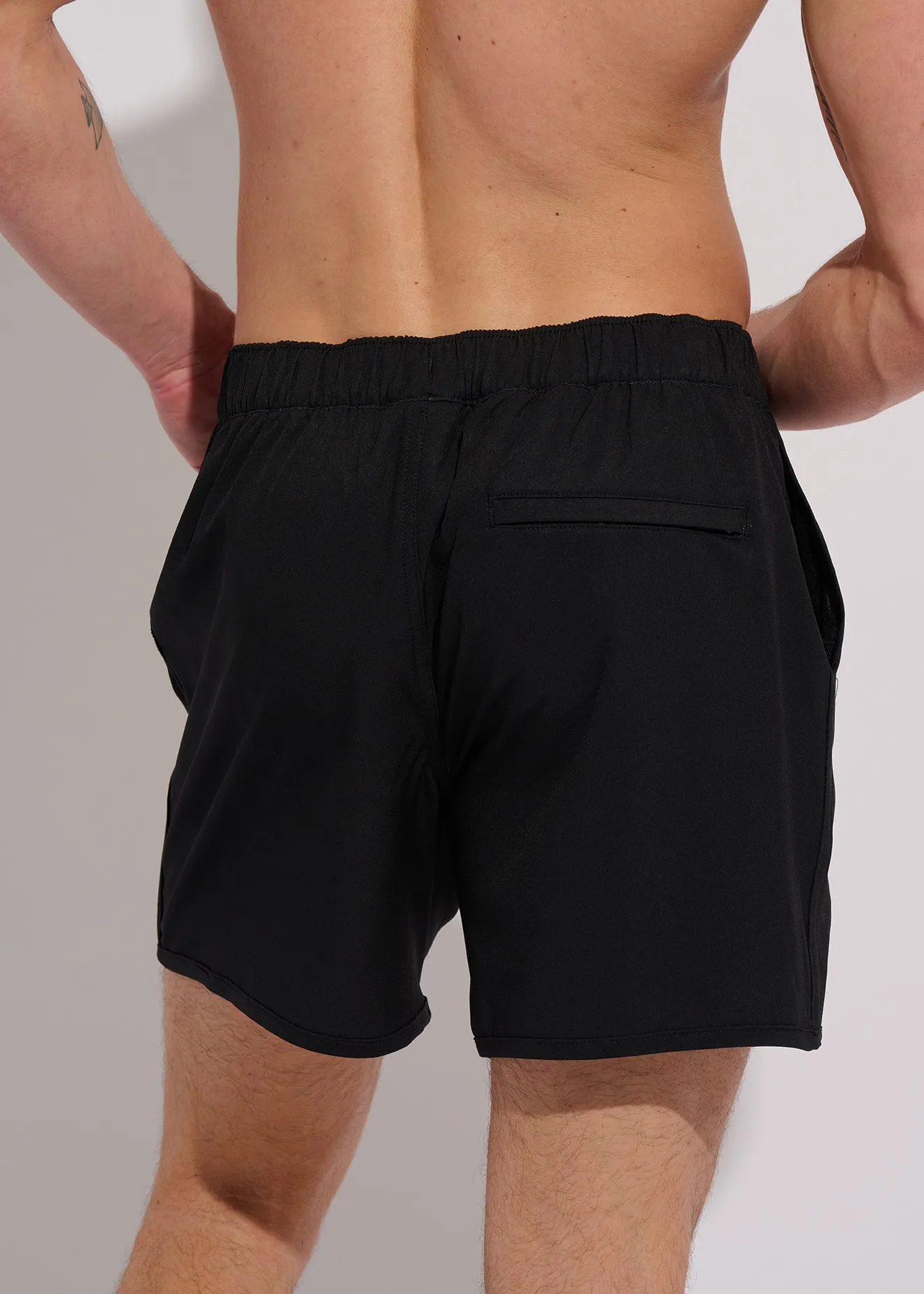 Jet black New Chino Boardshort sold by Everyday Sunday product image thumbnail 2