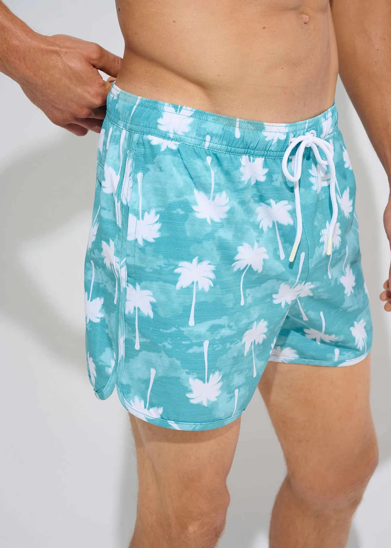 Palm Retro Swim Short sold by Everyday Sunday