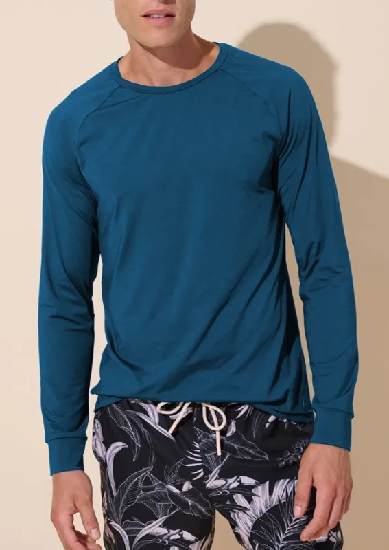 Sailor Blue Classic Rashguard sold by Everyday Sunday