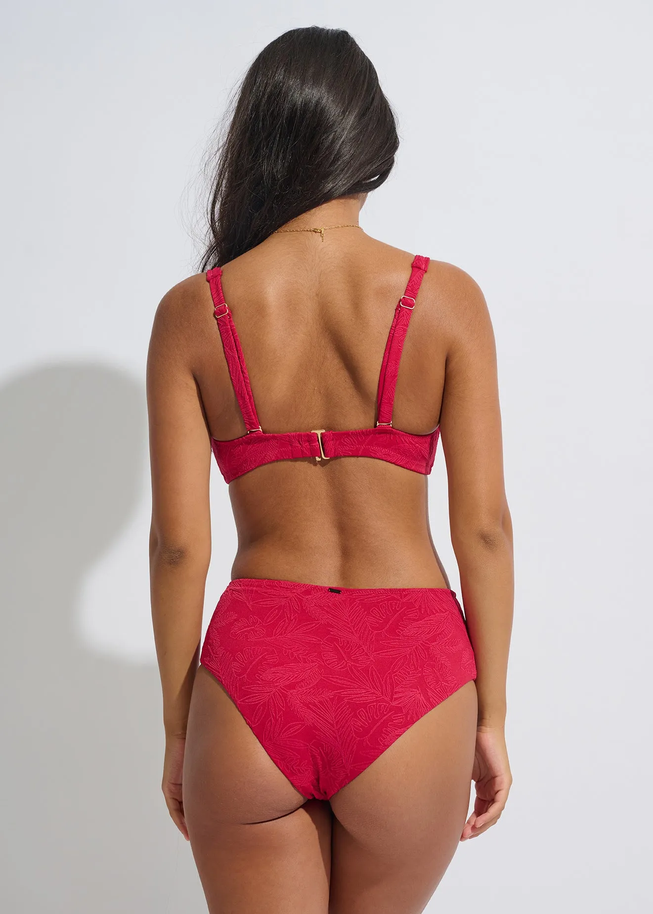 Persian Red High-Waist Bikini Bottom sold by Everyday Sunday product image thumbnail 4