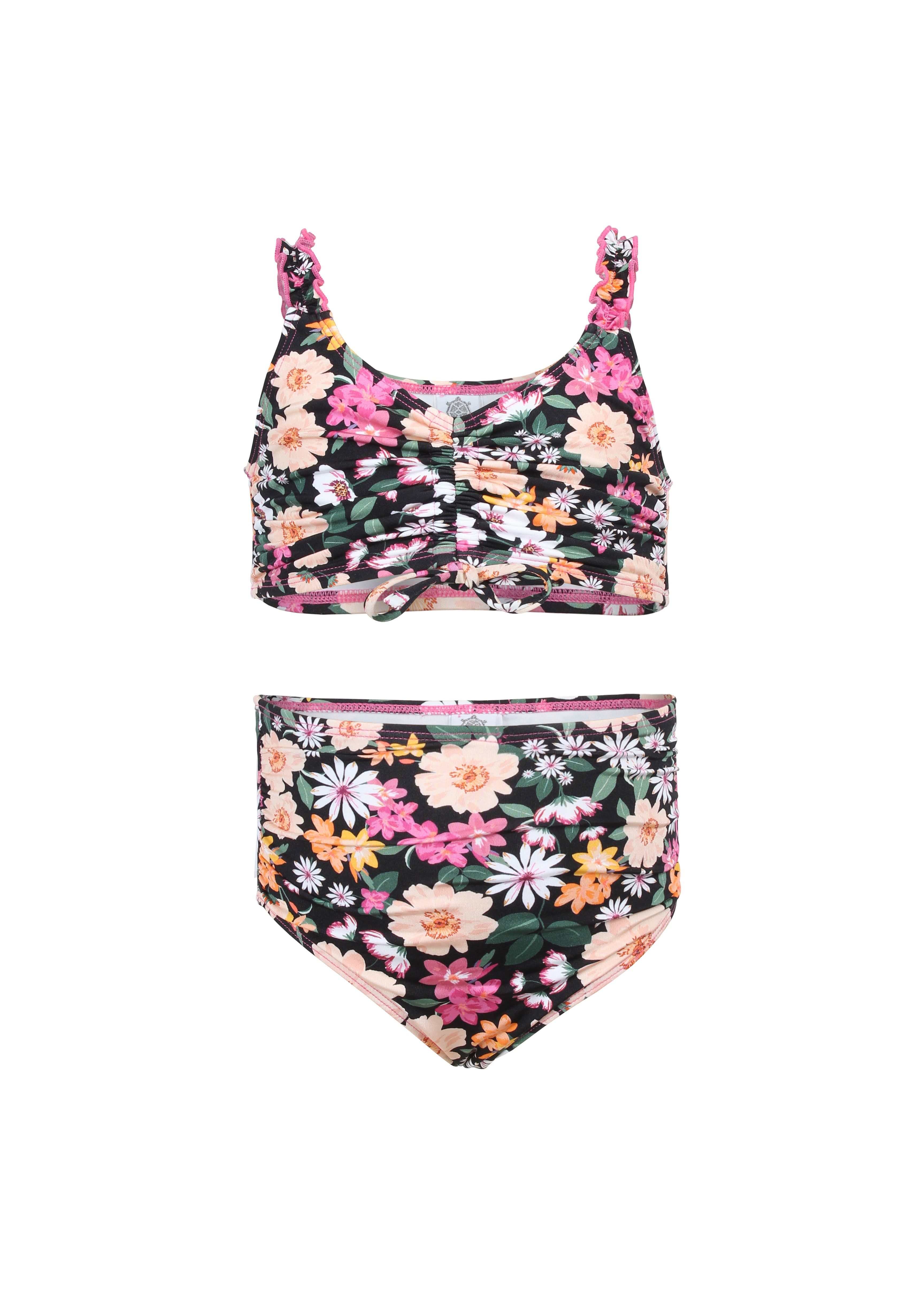 Floral Sunset Two Piece Girl Swim Set sold by Everyday Sunday