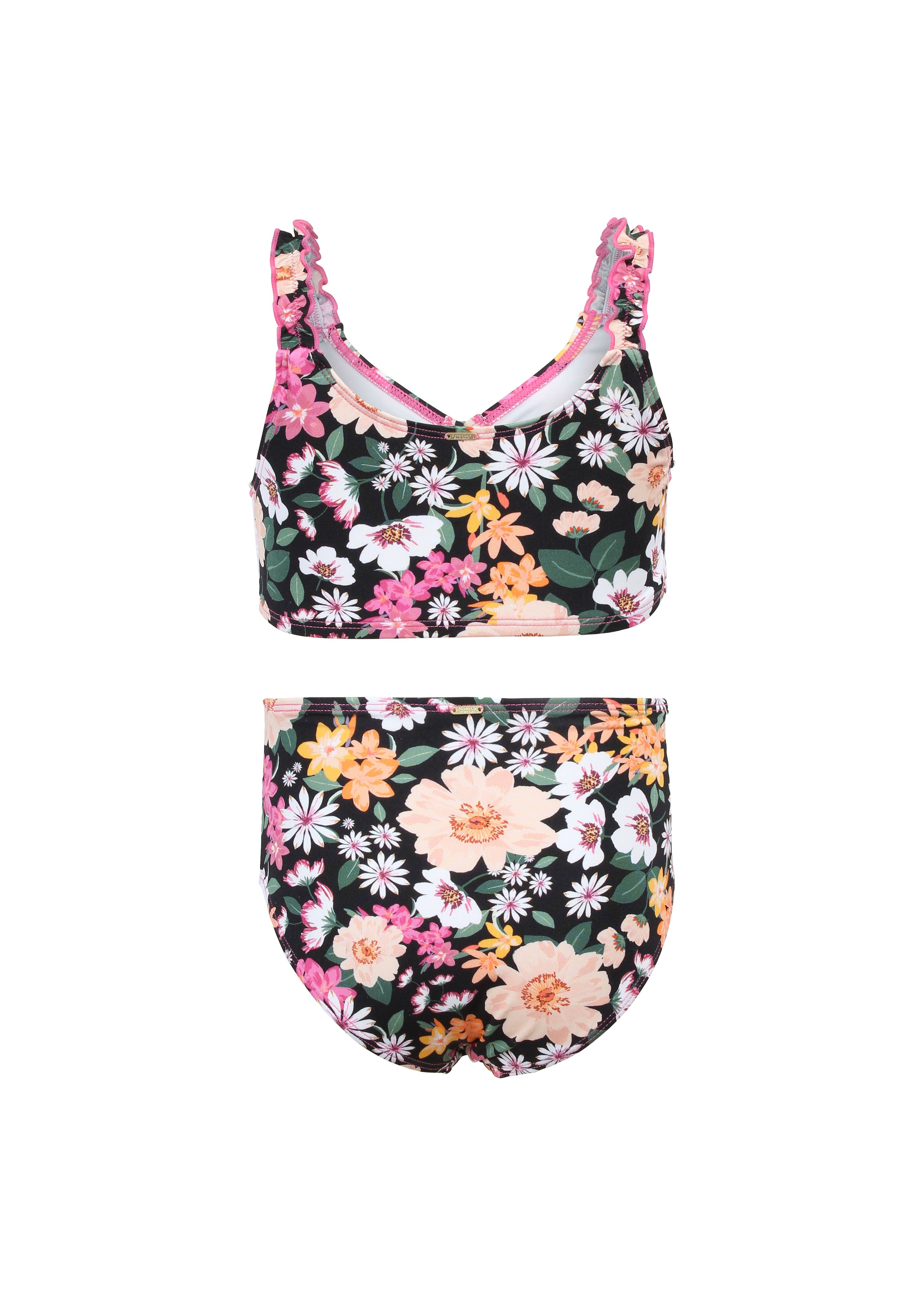 Floral Sunset Two Piece Girl Swim Set sold by Everyday Sunday product image thumbnail 2