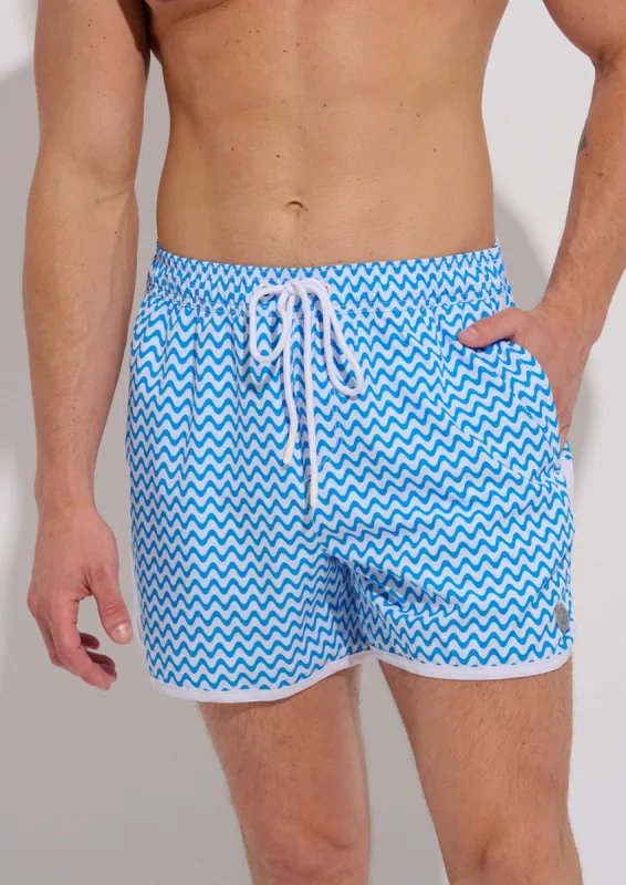 Recycled Retro Swim Trunks sold by Everyday Sunday