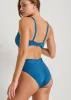 Dark Blue Retro High Waist Bottom sold by Everyday Sunday