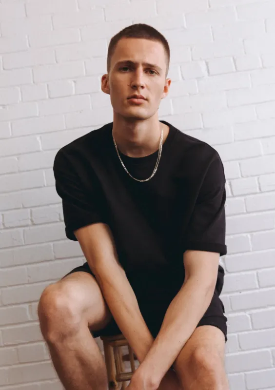 Black Organic Comfort Tee sold by Everyday Sunday