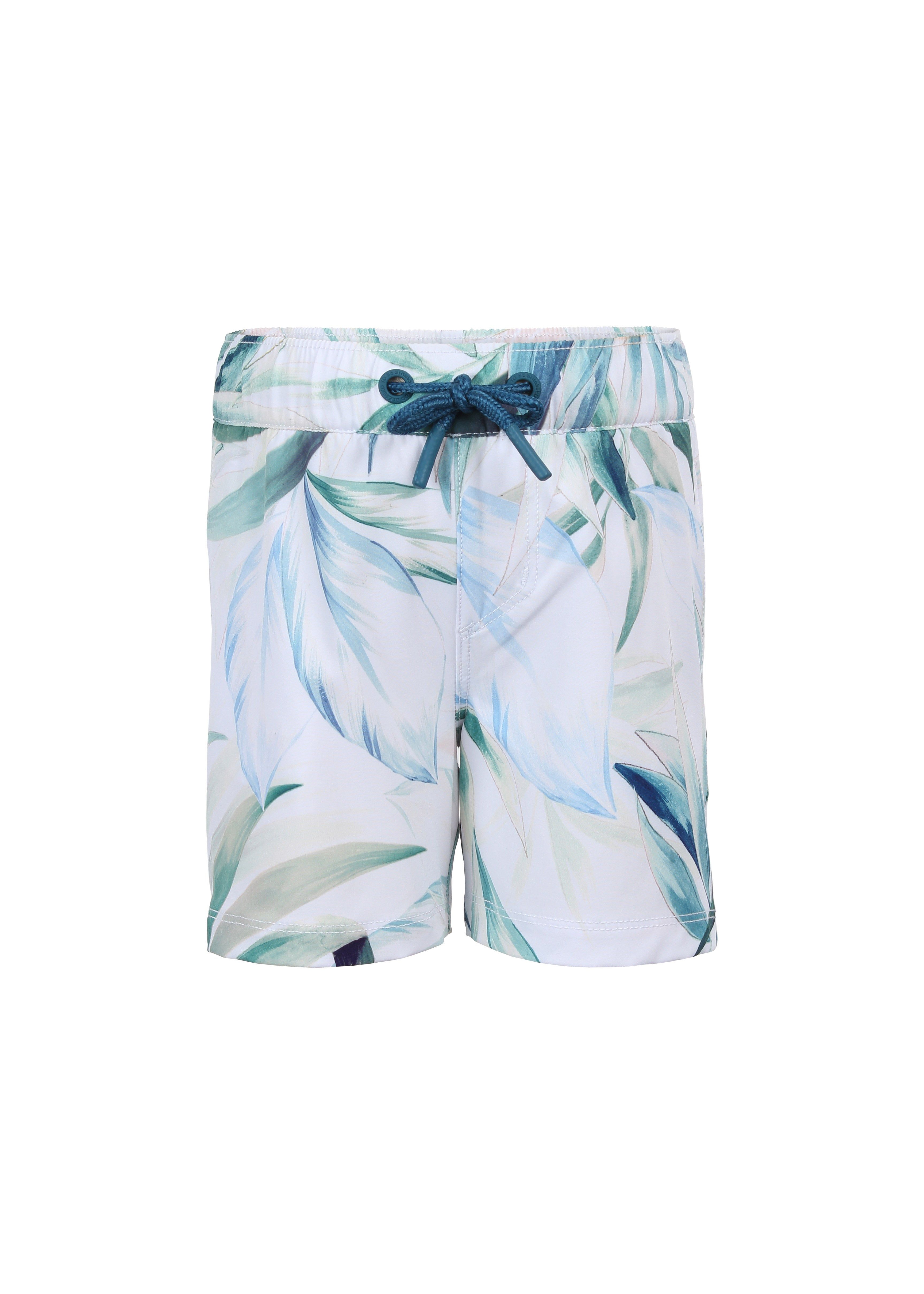 White Leafs Boy Casual Swim Trunk sold by Everyday Sunday