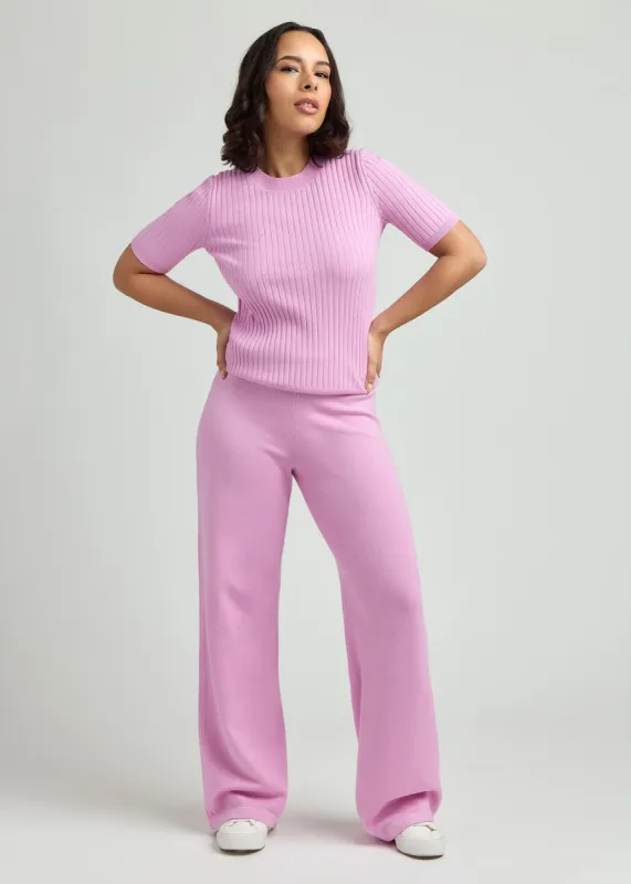 Pastel Lavender Wide Leg Day Pant sold by Everyday Sunday